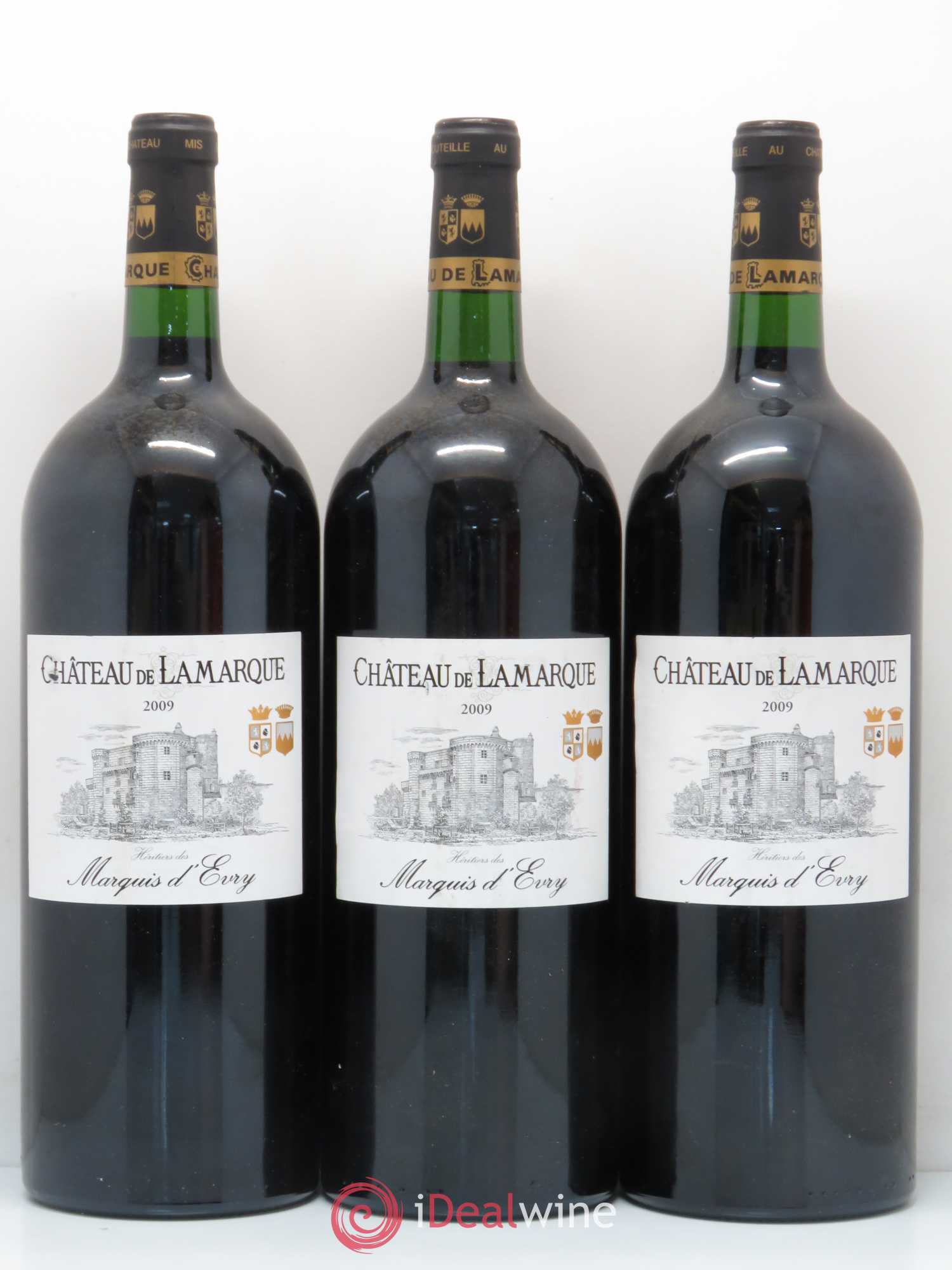 Château de Lamarque Cru Bourgeois 2009 - Lot de 3 magnums - 0