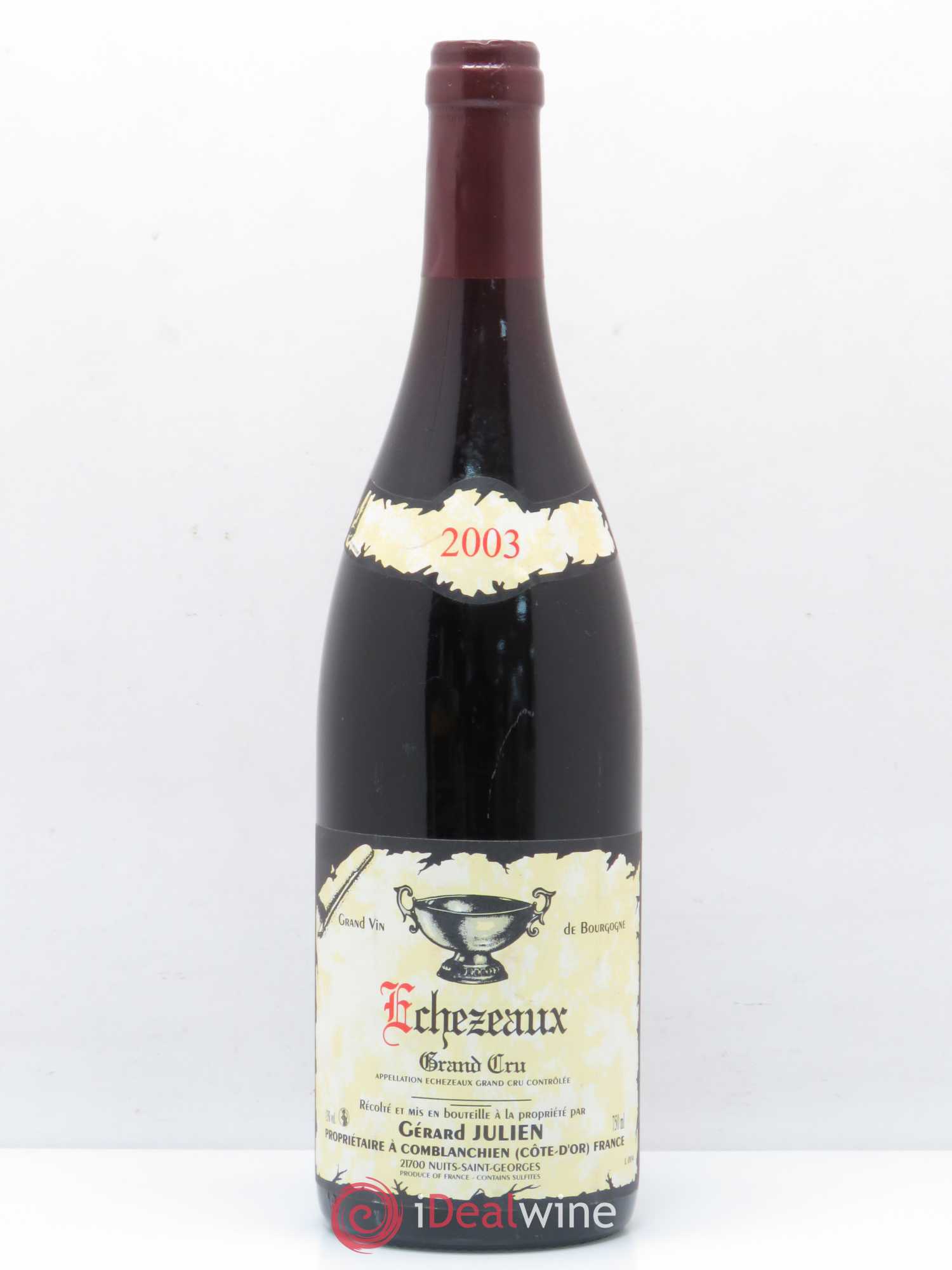 Echezeaux Grand Cru Gerard Julien 2003 - Lot de 1 bouteille - 0