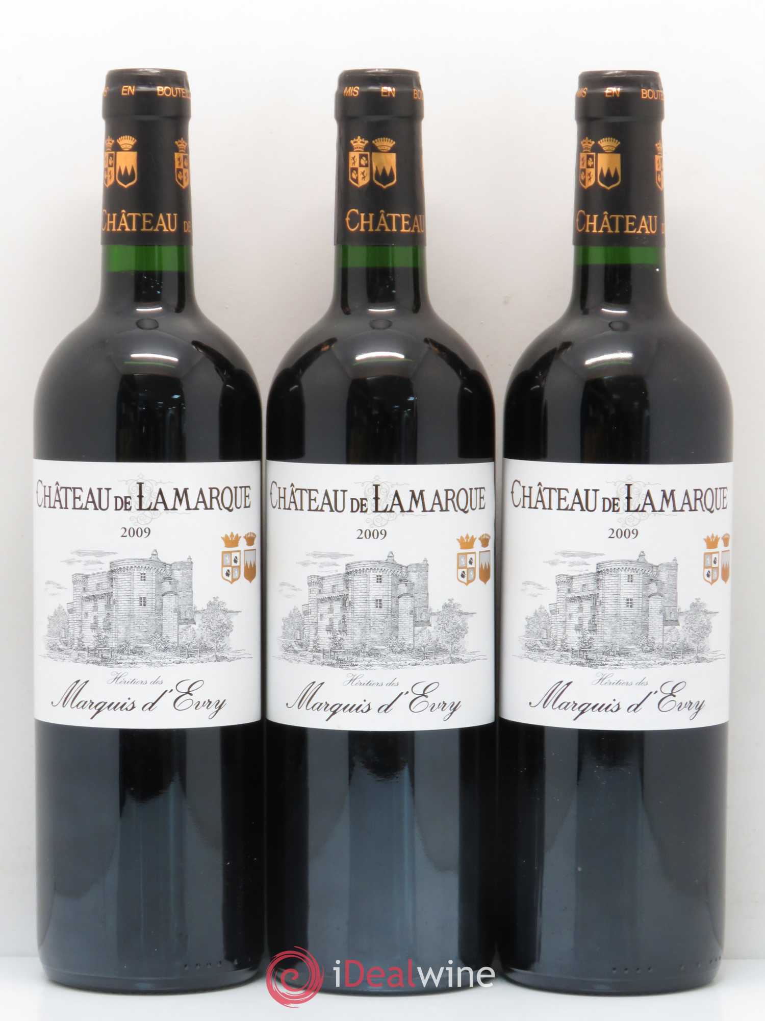 Château de Lamarque Cru Bourgeois 2009 - Lot de 12 bouteilles - 1