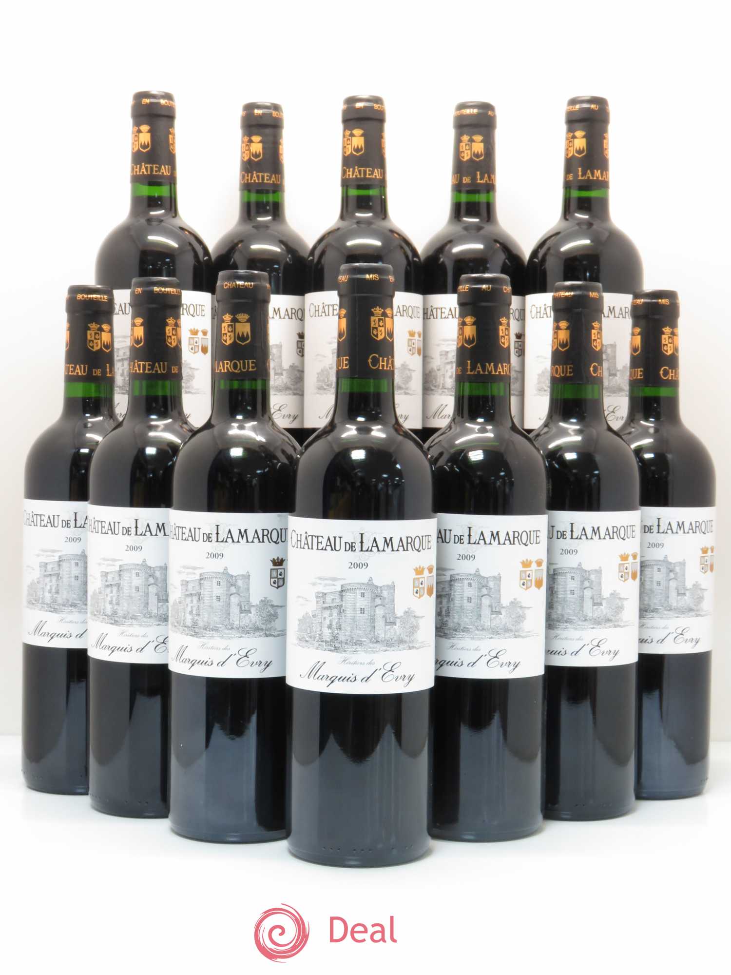 Château de Lamarque Cru Bourgeois 2009 - Lot de 12 bouteilles - 0
