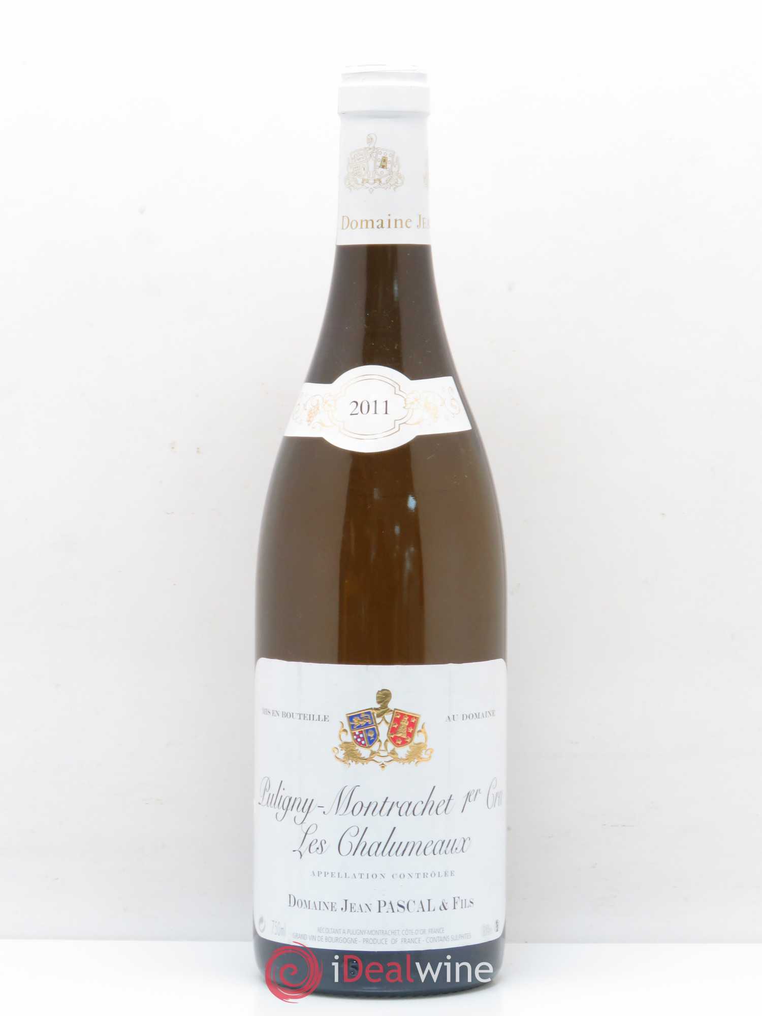 Puligny-Montrachet 1er Cru Les Chalumeaux Jean Pascal et fils 2011 - Posten von 1 Flasche - 0