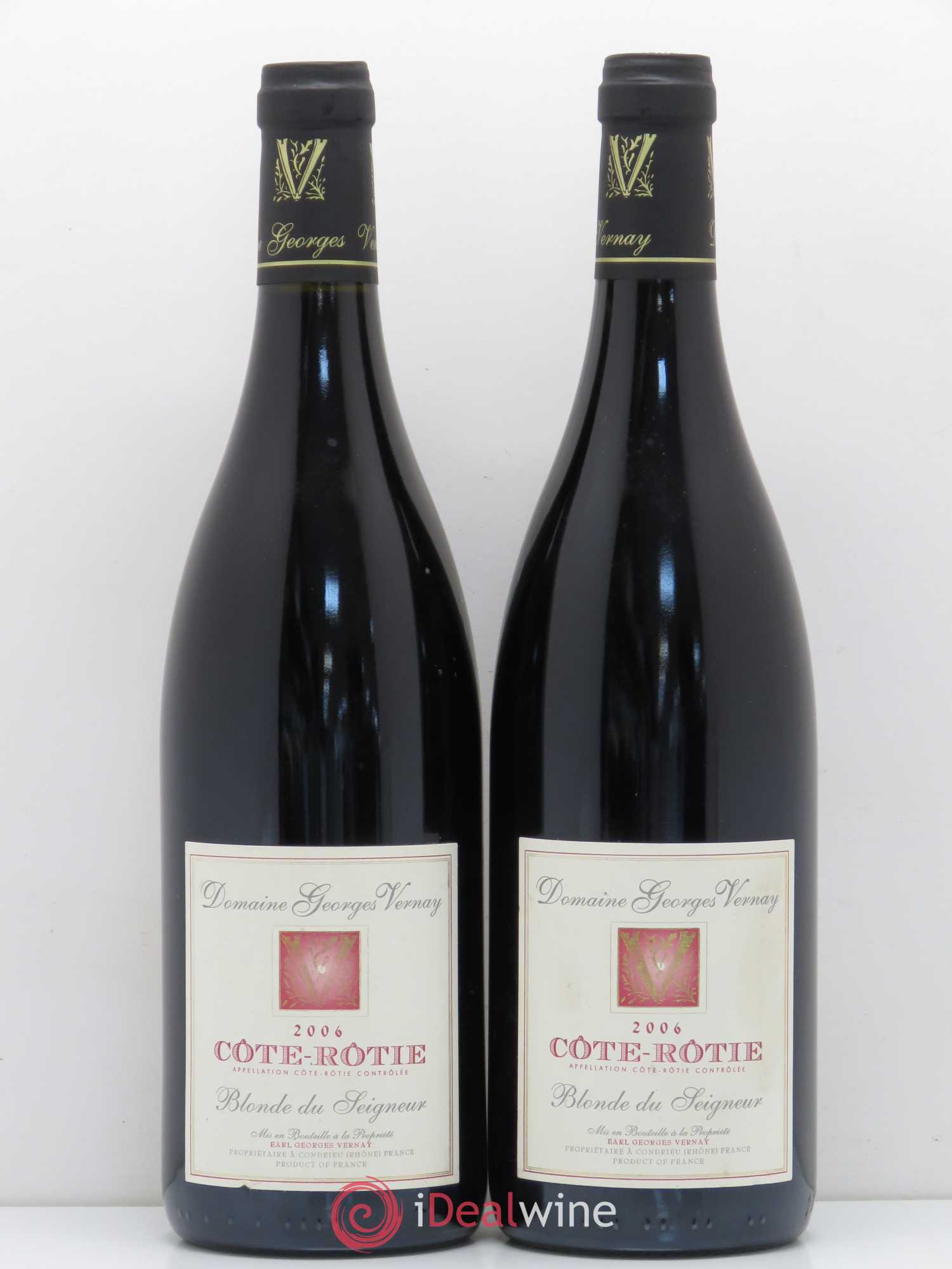 Côte-Rôtie Blonde du Seigneur Georges Vernay 2006 - Lot de 2 bouteilles - 0