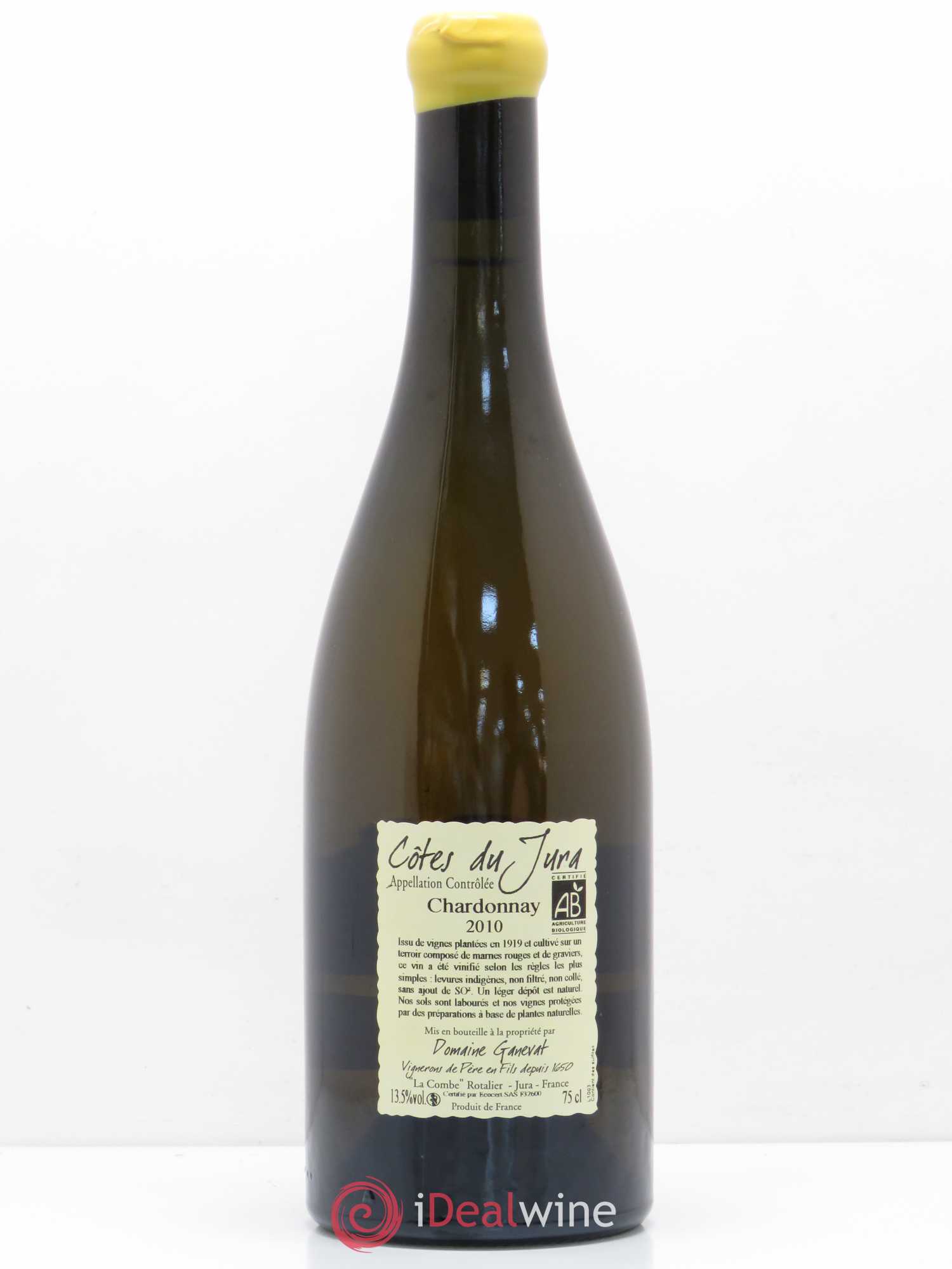Côtes du Jura Les Grands Teppes Vieilles Vignes Jean-François Ganevat (Domaine) 2010 - Lot de 1 bouteille - 1