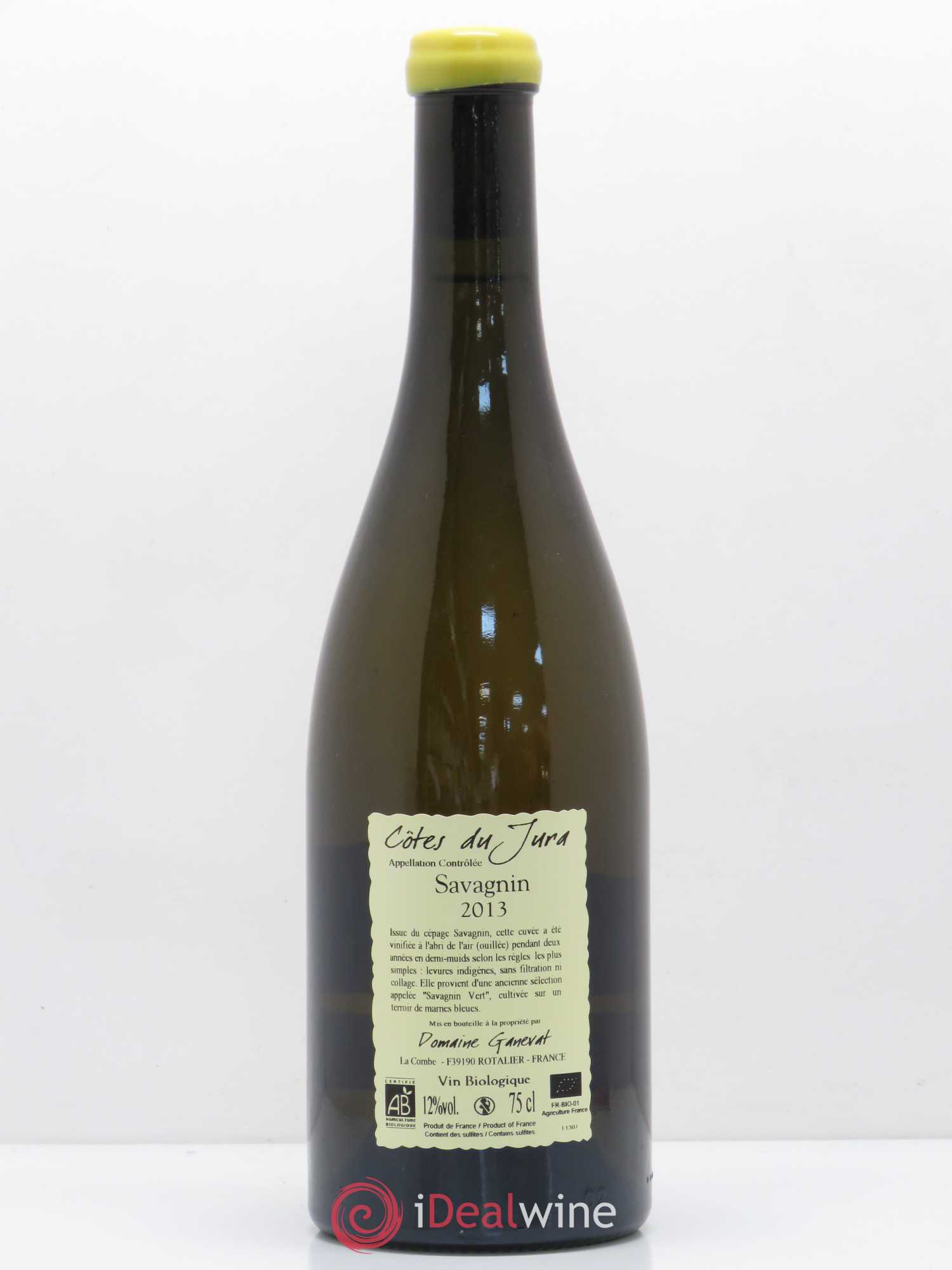 Côtes du Jura Les Chalasses Marnes Bleues Jean-François Ganevat (Domaine) 2013 - Lot de 1 bouteille - 1