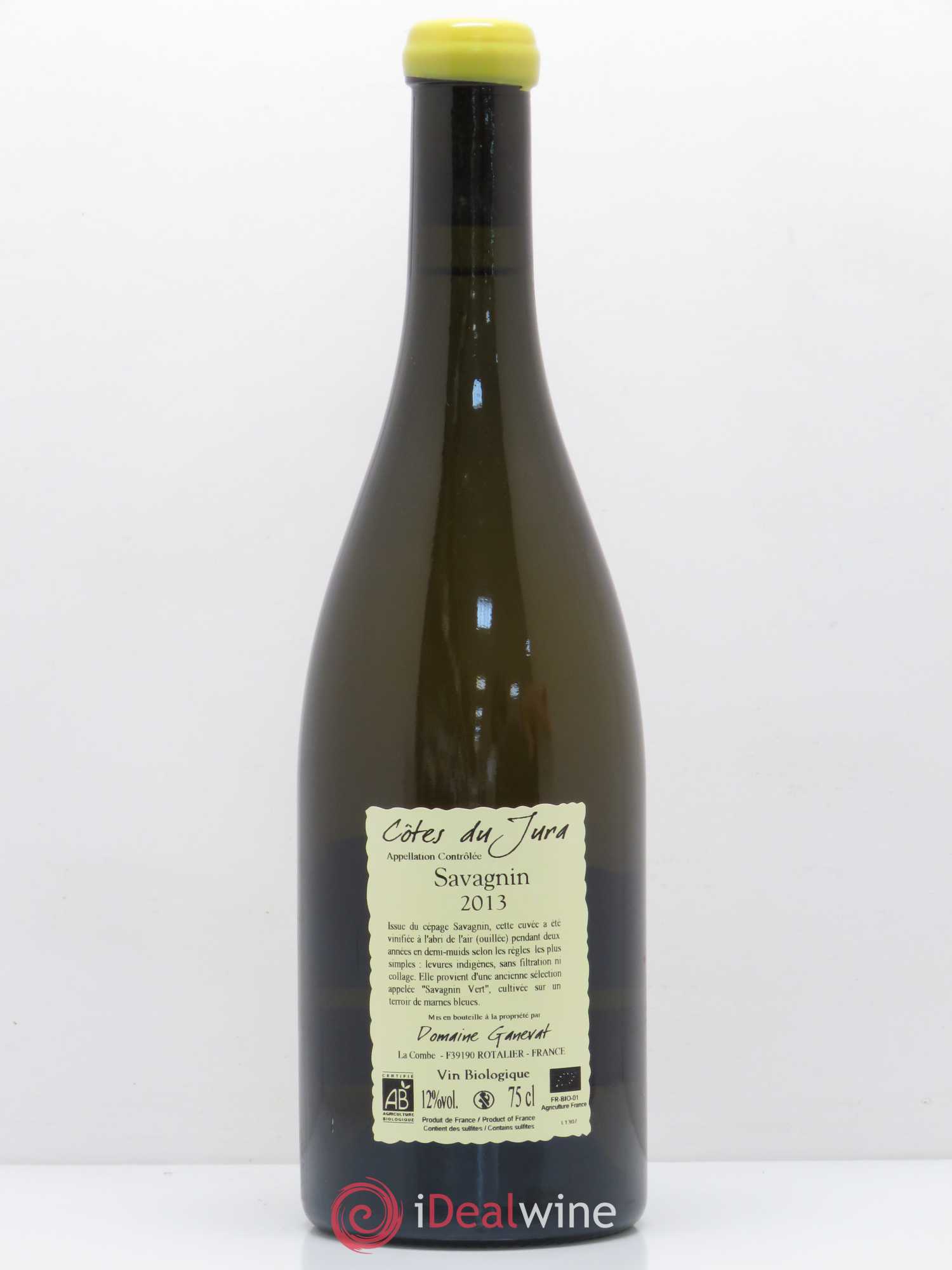Côtes du Jura Les Chalasses Marnes Bleues Jean-François Ganevat (Domaine) 2013 - Lot de 1 bouteille - 1