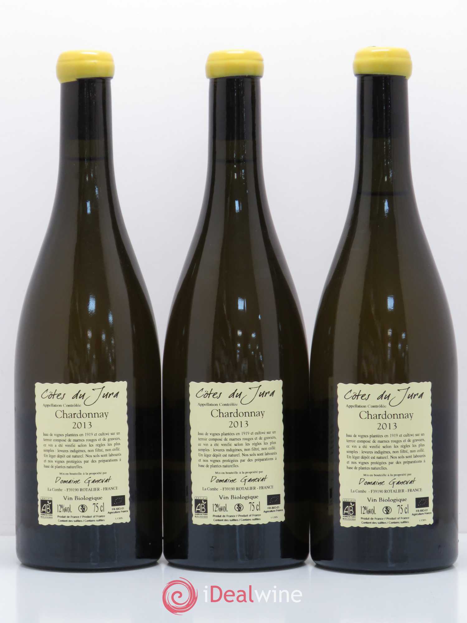 Côtes du Jura Les Grands Teppes Vieilles Vignes Jean-François Ganevat (Domaine) 2013 - Lot de 3 bouteilles - 1