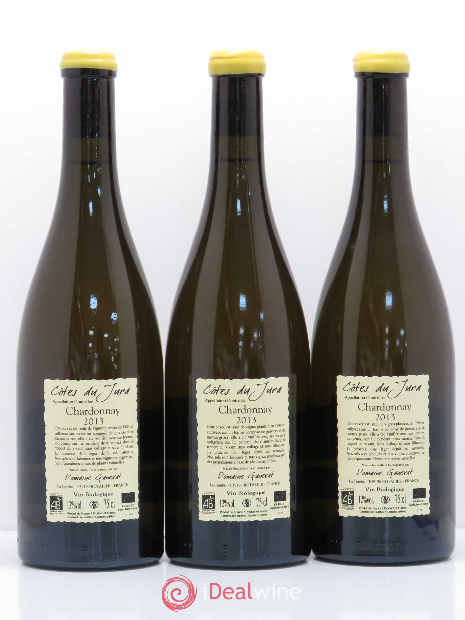 Côtes du Jura Cuvée Florine Jean-François Ganevat (Domaine) 2013 - Lot de 3 bouteilles - 1