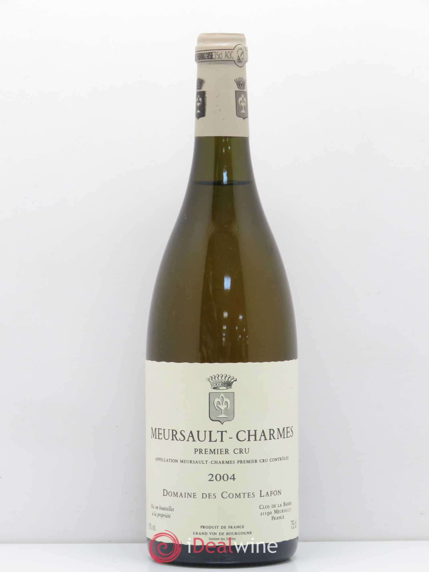 Meursault 1er Cru Charmes Comtes Lafon (Domaine des) 2004 - Lot de 1 bouteille - 0