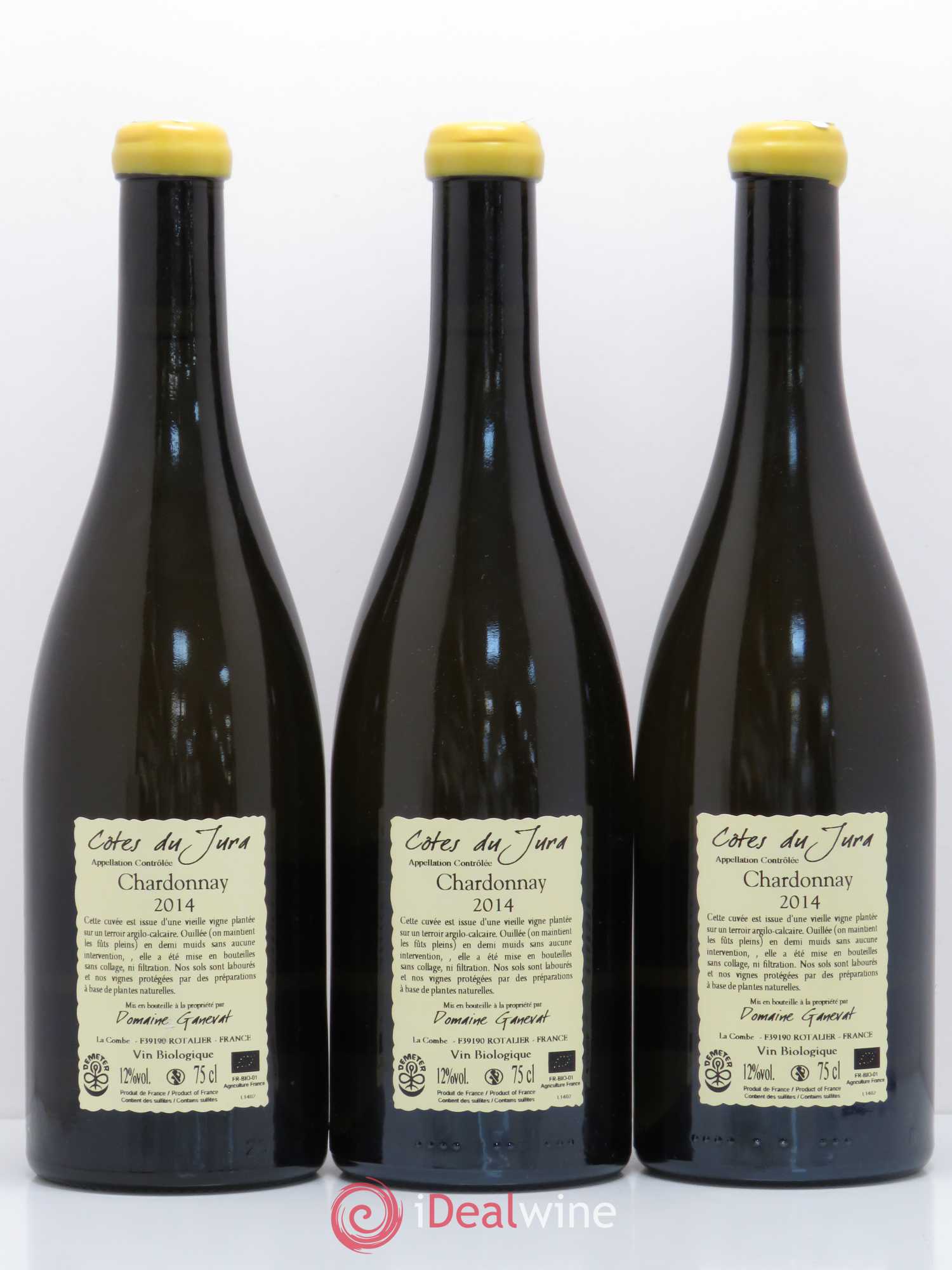 Côtes du Jura Les Chamois du Paradis Jean-François Ganevat (Domaine) 2014 - Lot de 3 bouteilles - 1