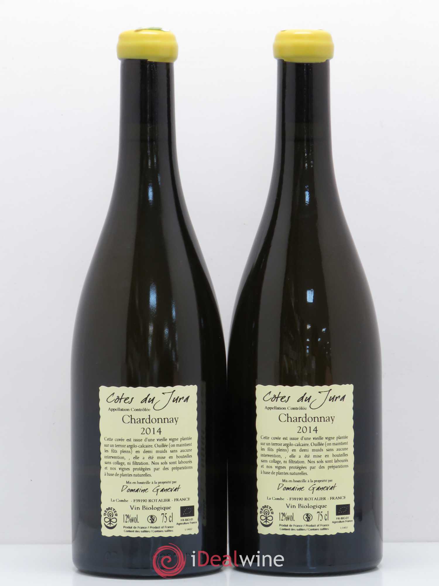 Côtes du Jura Les Chamois du Paradis Jean-François Ganevat (Domaine) 2014 - Lot de 2 bouteilles - 1