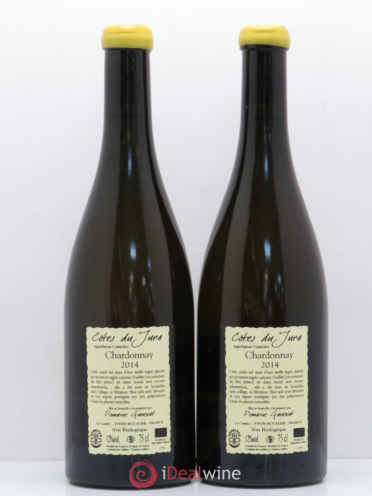 Côtes du Jura Les Chamois du Paradis Jean-François Ganevat (Domaine) 2014 - Lot de 2 bouteilles - 1