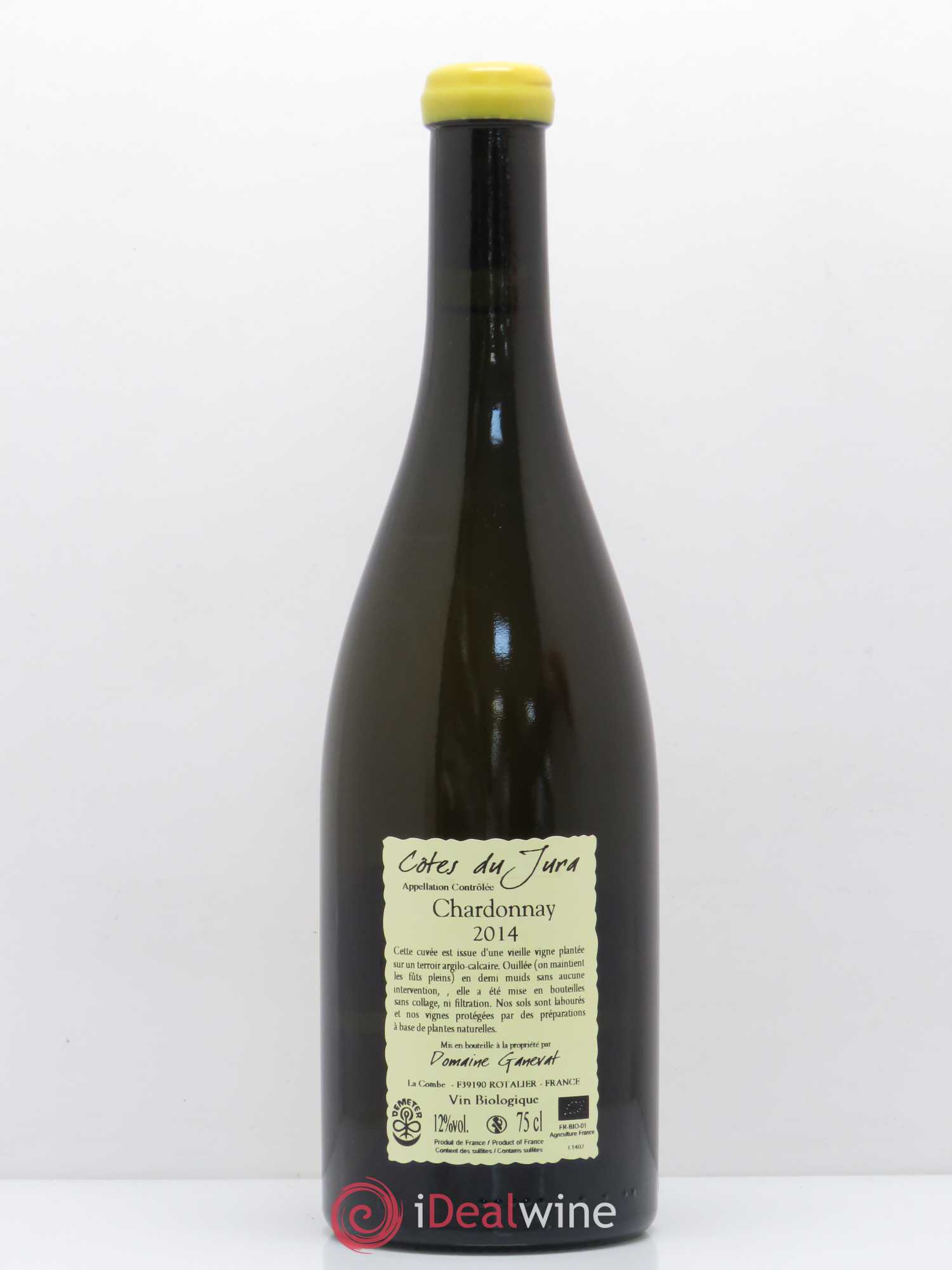 Côtes du Jura Les Chamois du Paradis Jean-François Ganevat (Domaine) 2014 - Lot de 1 bouteille - 1