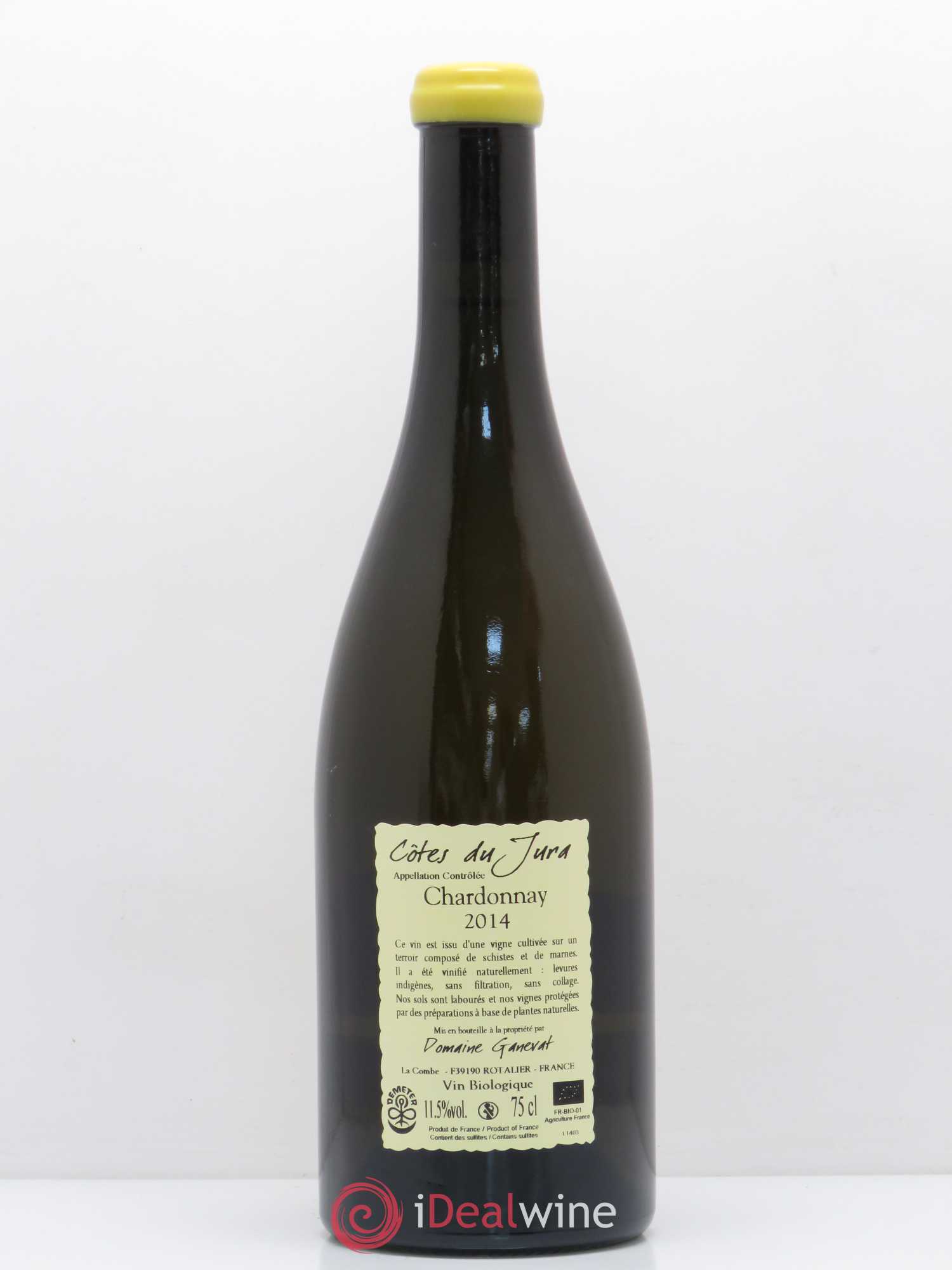 Côtes du Jura Grusse en Billat Jean-François Ganevat (Domaine) 2014 - Lot de 1 bouteille - 1