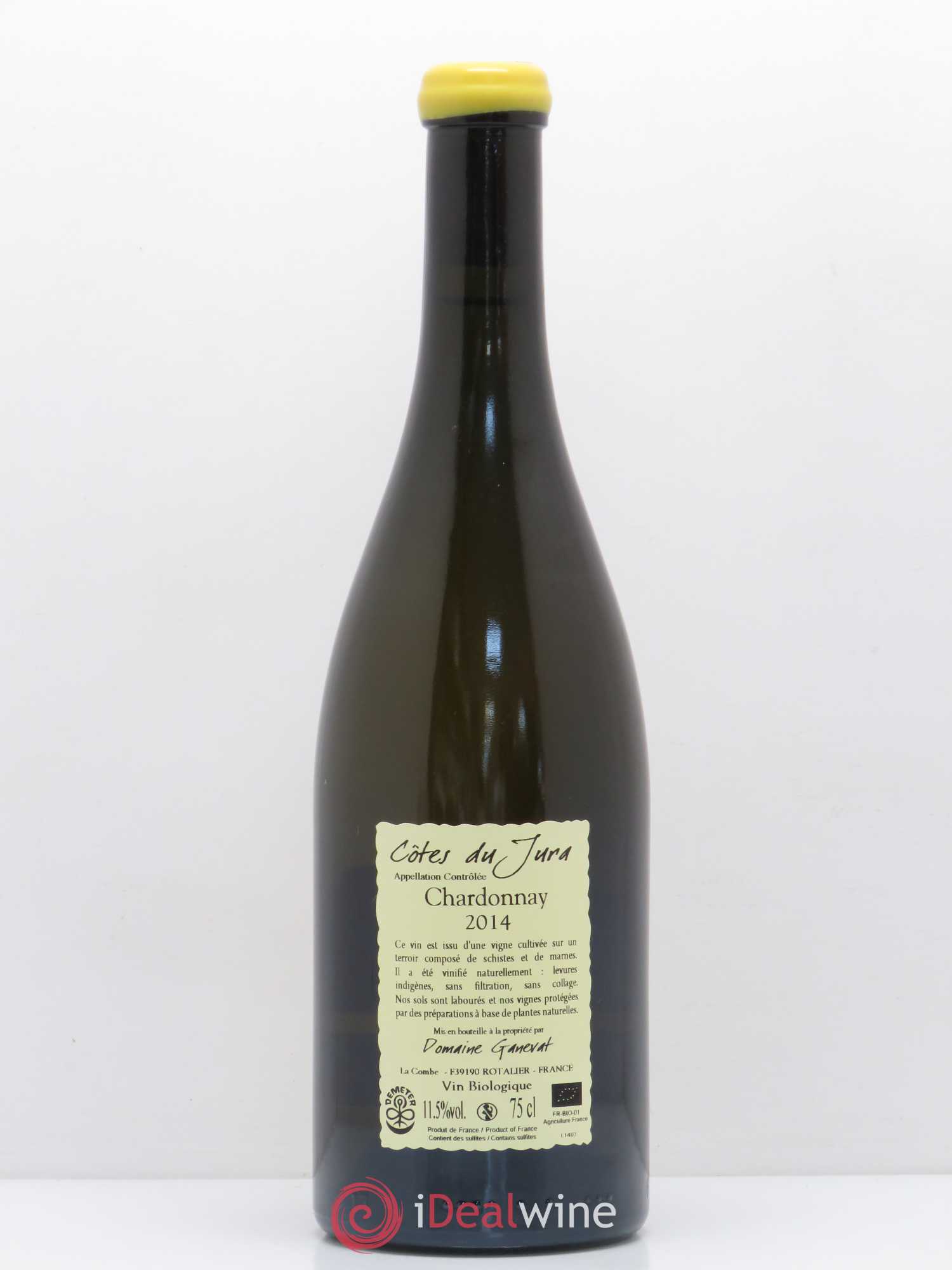 Côtes du Jura Grusse en Billat Jean-François Ganevat (Domaine) 2014 - Lot de 1 bouteille - 1