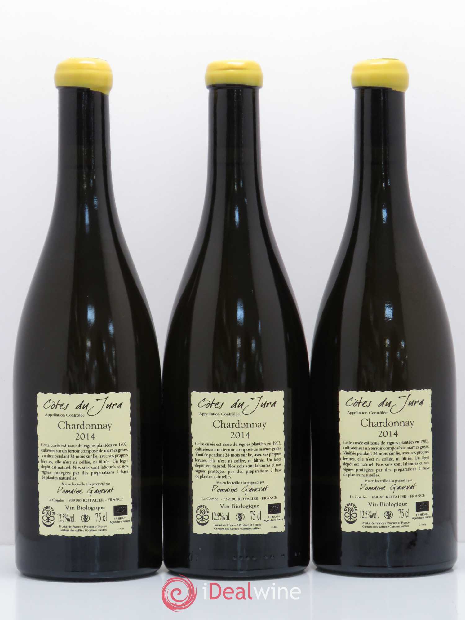 Côtes du Jura Les Chalasses Vieilles Vignes Jean-François Ganevat (Domaine) 2014 - Lot de 3 bouteilles - 1