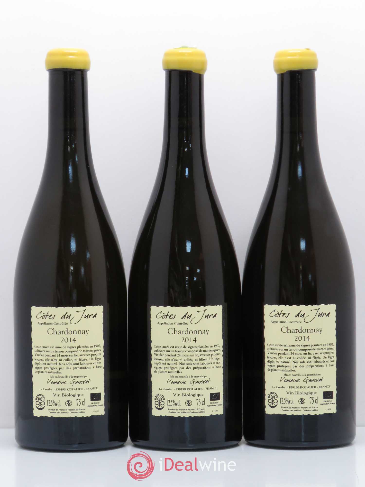 Côtes du Jura Les Chalasses Vieilles Vignes Jean-François Ganevat (Domaine) 2014 - Lot de 3 bouteilles - 1