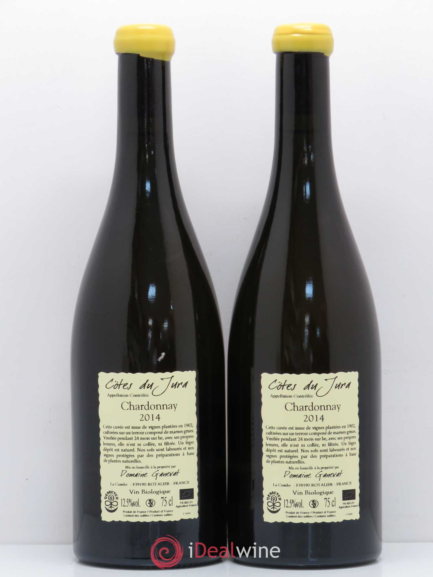Côtes du Jura Les Chalasses Vieilles Vignes Jean-François Ganevat (Domaine) 2014 - Lot de 2 bouteilles - 1