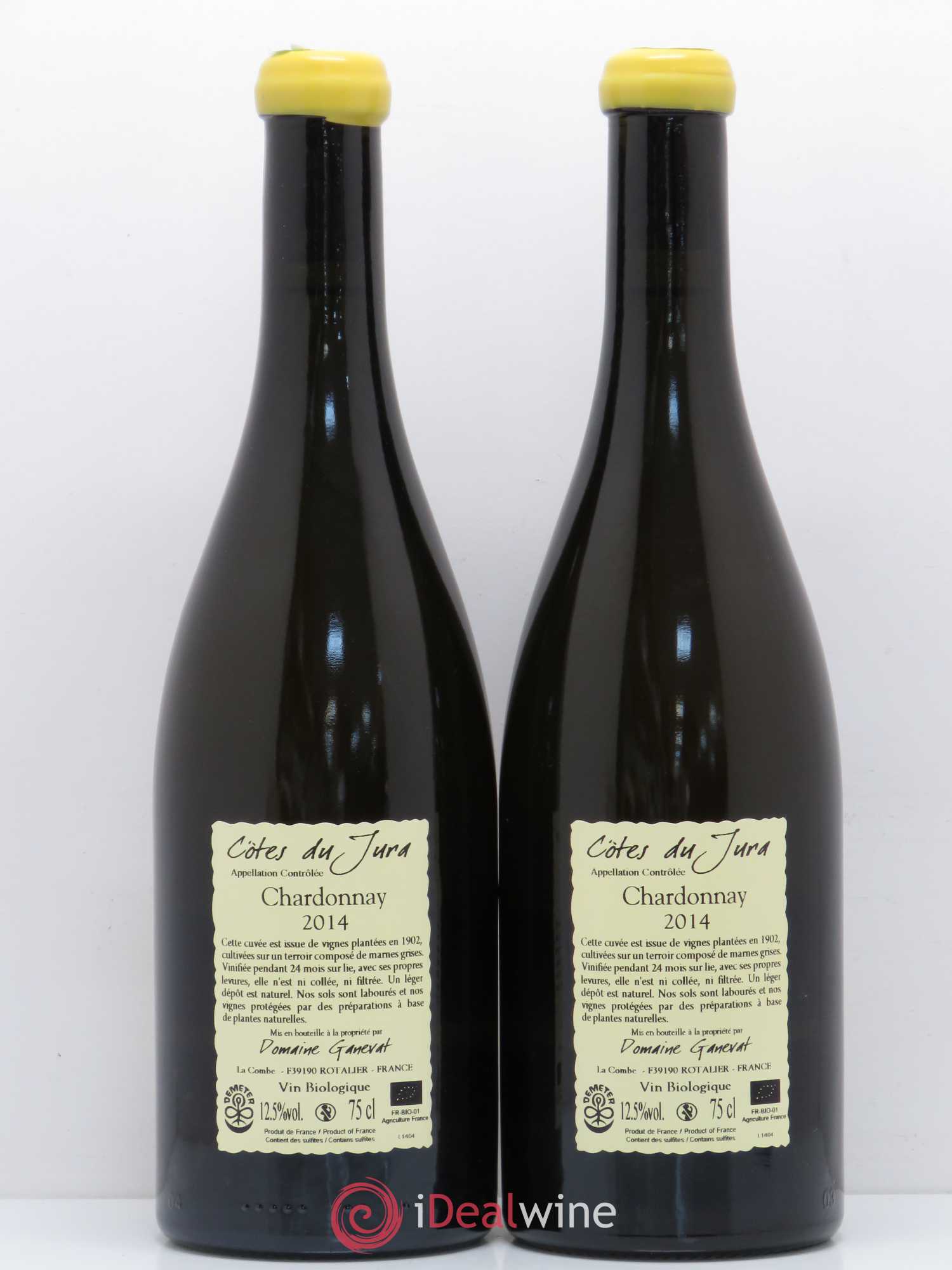 Côtes du Jura Les Chalasses Vieilles Vignes Jean-François Ganevat (Domaine) 2014 - Lot de 2 bouteilles - 1