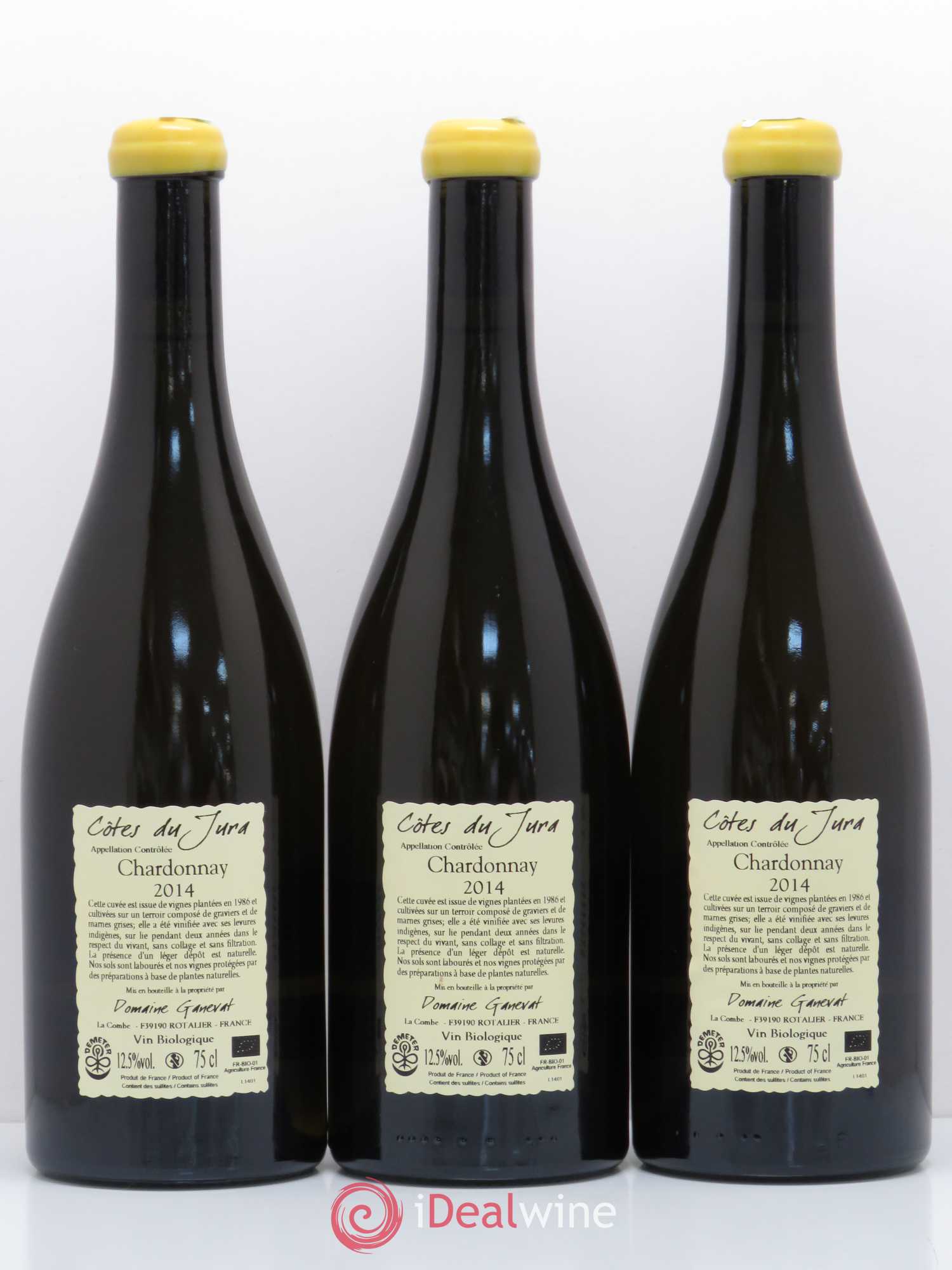 Côtes du Jura Cuvée Florine Jean-François Ganevat (Domaine) 2014 - Lot de 3 bouteilles - 1
