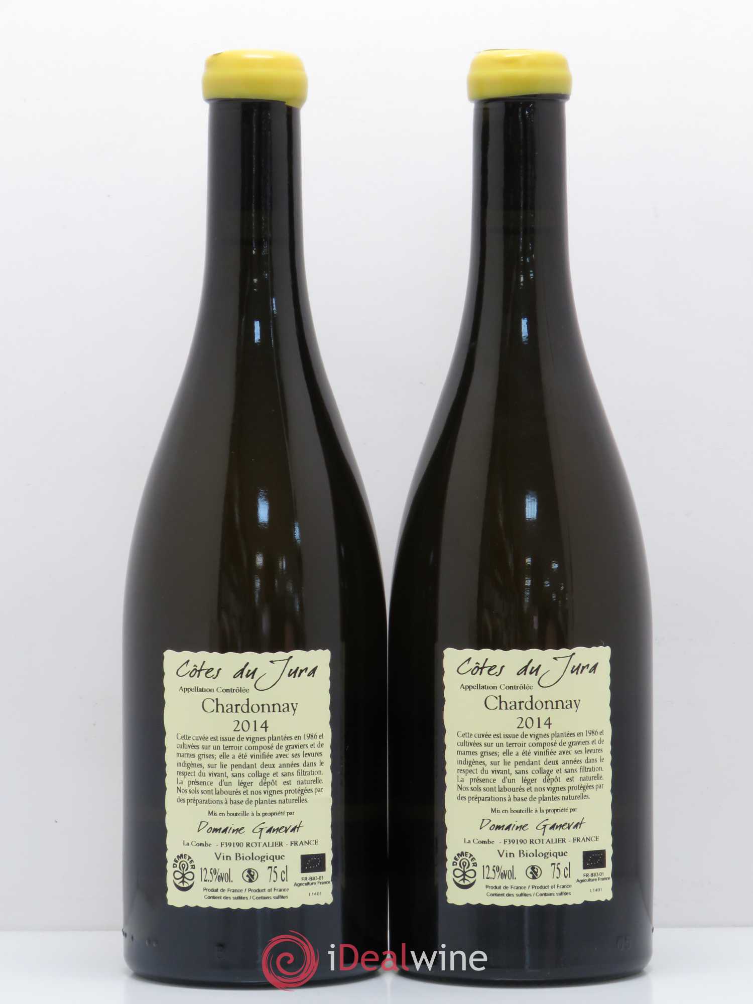 Côtes du Jura Cuvée Florine Jean-François Ganevat (Domaine) 2014 - Lot de 2 bouteilles - 1