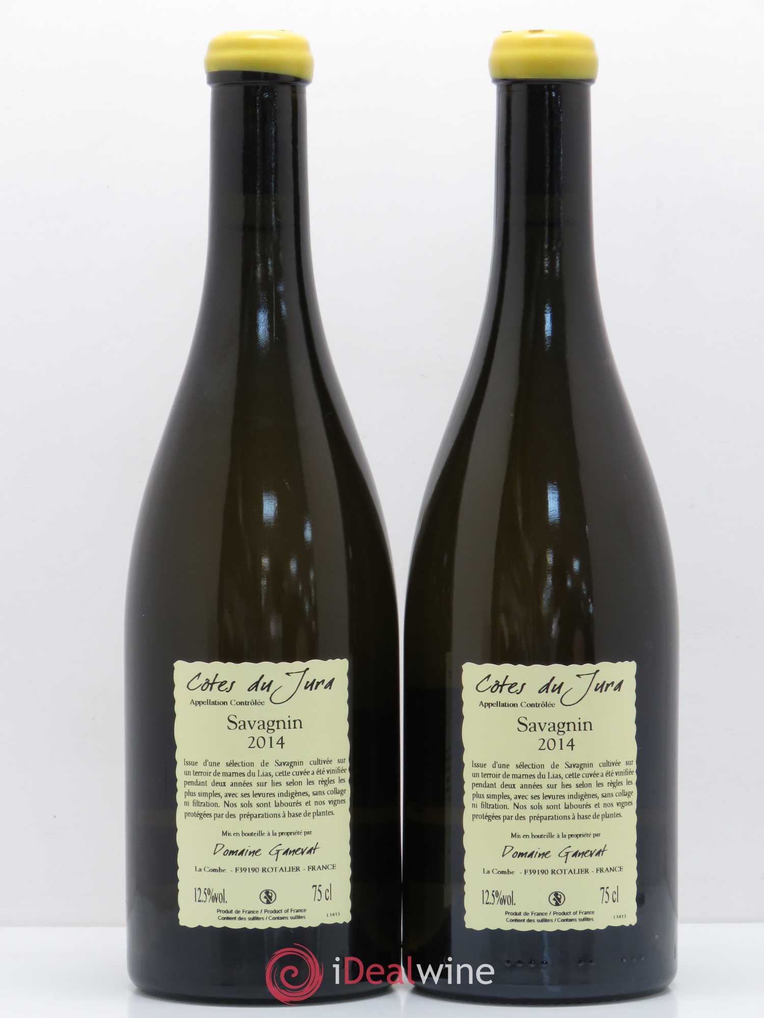 Côtes du Jura Sous la Roche Jean-François Ganevat (Domaine) 2014 - Lot de 2 bouteilles - 1