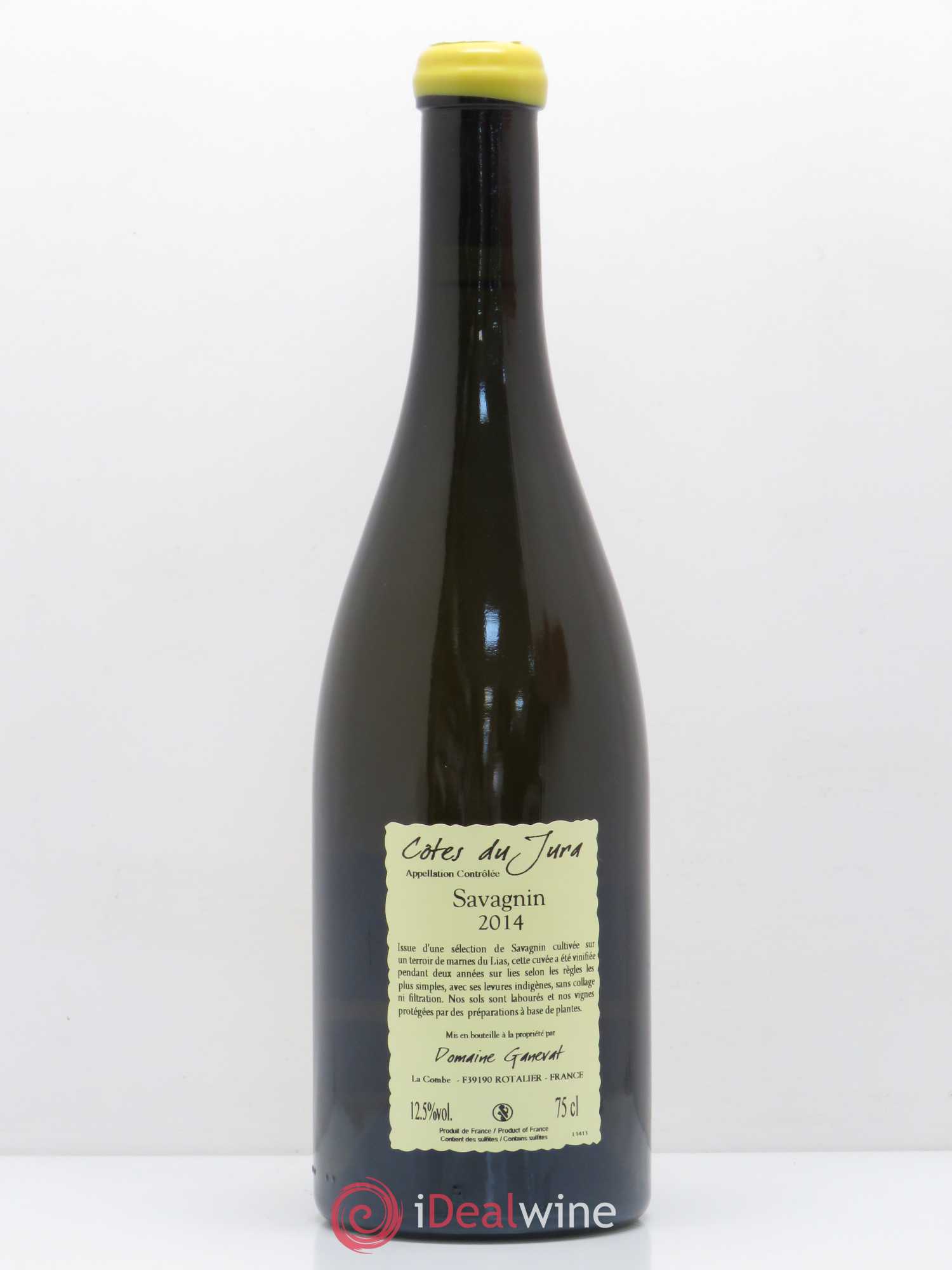 Côtes du Jura Sous la Roche Jean-François Ganevat (Domaine) 2014 - Lot de 1 bouteille - 1