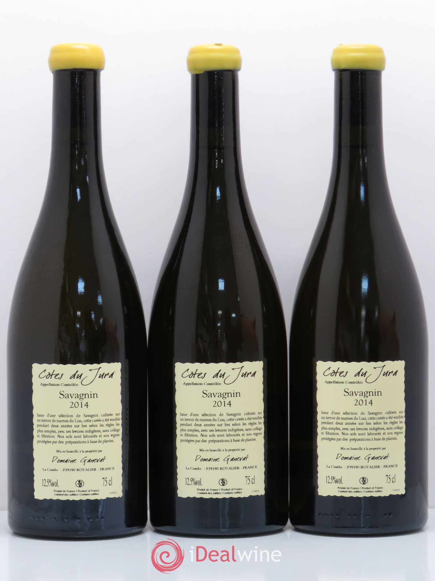 Côtes du Jura Sous la Roche Jean-François Ganevat (Domaine) 2014 - Lot de 3 bouteilles - 1