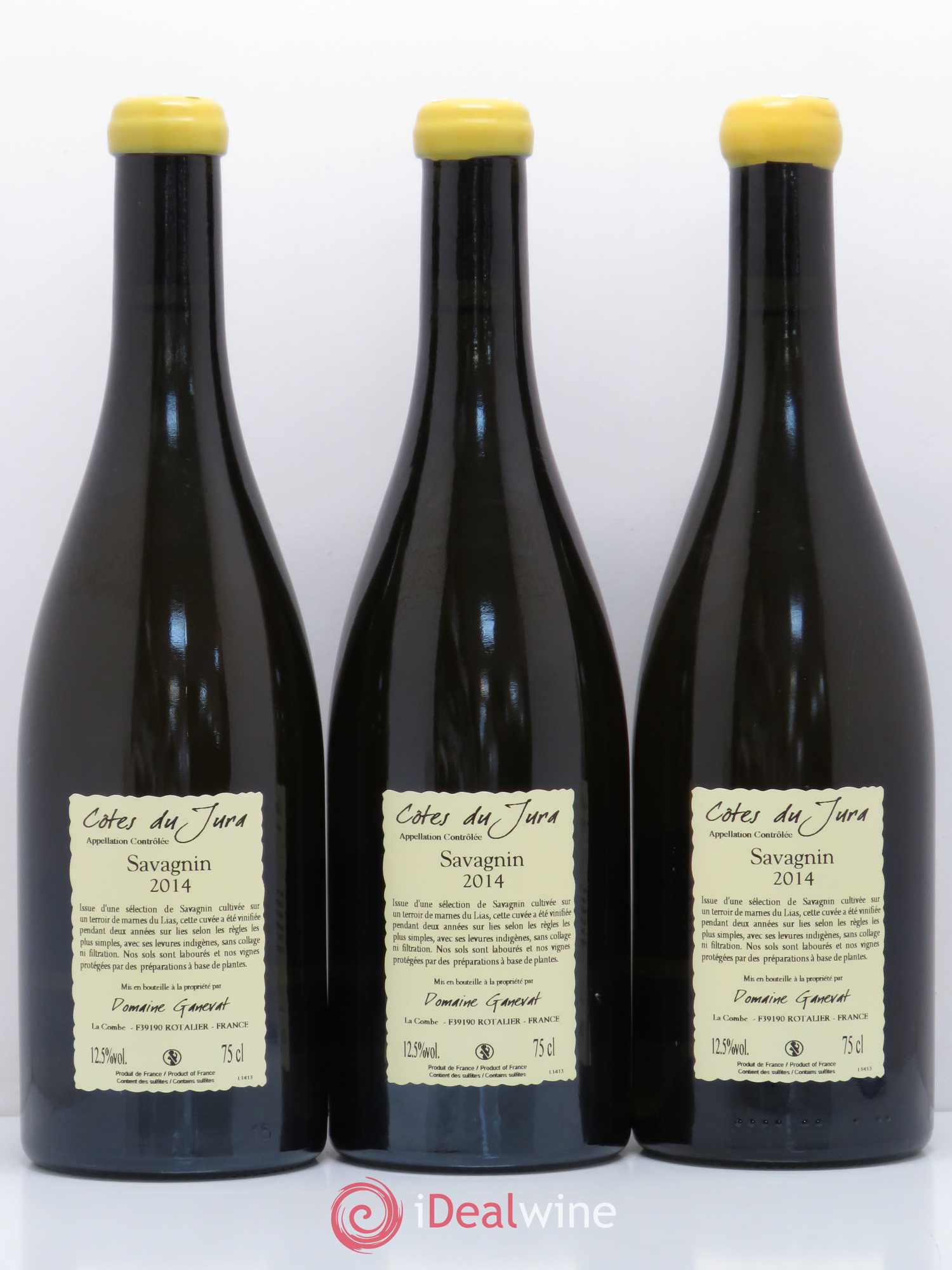Côtes du Jura Sous la Roche Jean-François Ganevat (Domaine) 2014 - Lot de 3 bouteilles - 1