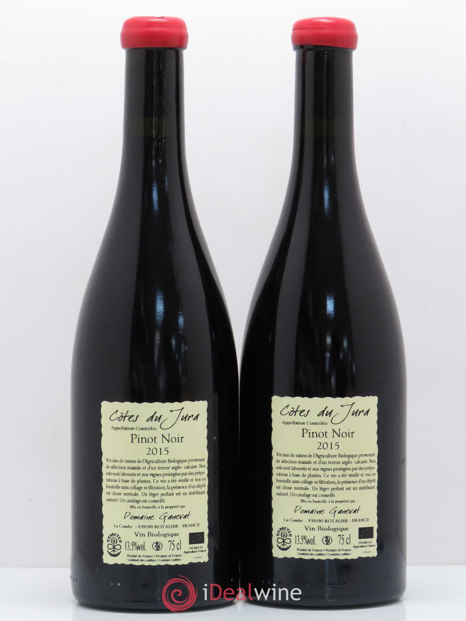 Côtes du Jura Cuvée Julien Jean-François Ganevat (Domaine) 2015 - Lot de 2 bouteilles - 1