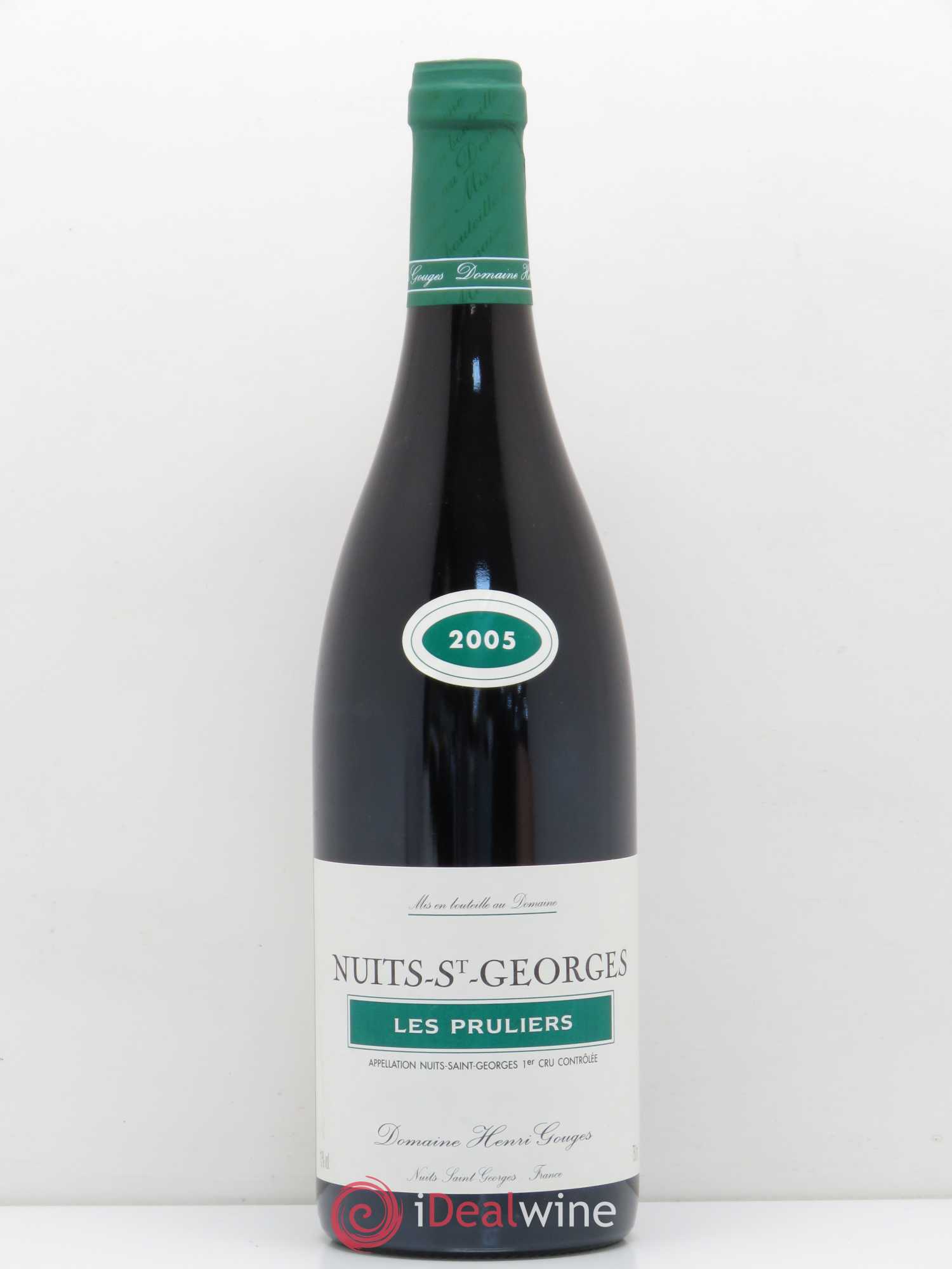 Nuits-Saint-Georges 1er Cru Les Pruliers Henri Gouges 2005 - Lot de 1 bouteille - 0