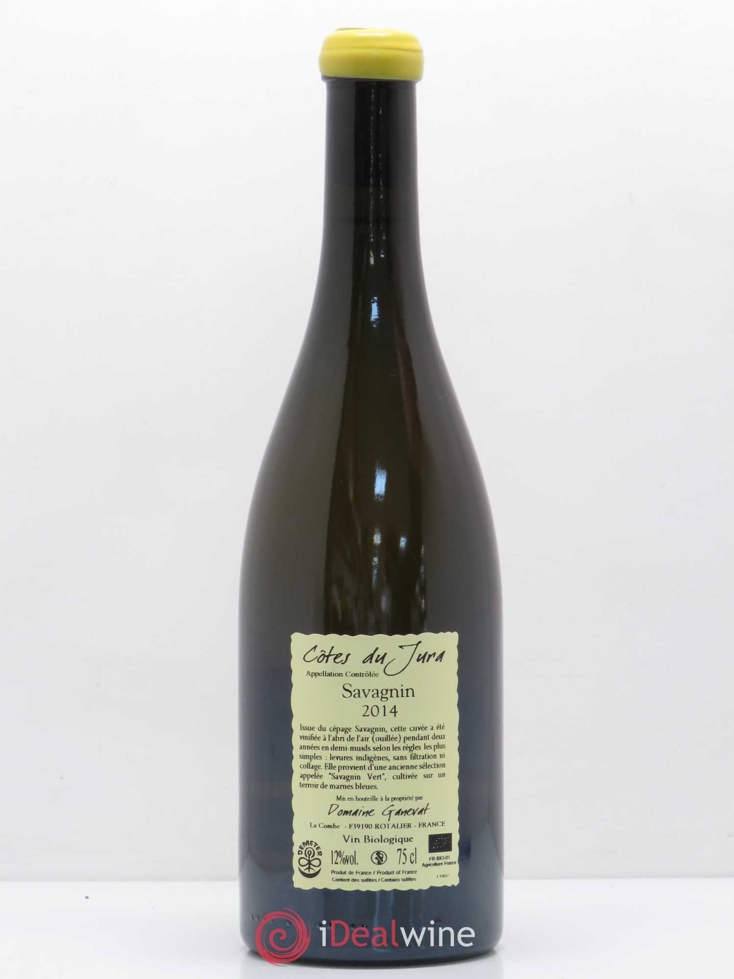 Côtes du Jura Les Chalasses Marnes Bleues Jean-François Ganevat (Domaine) 2014 - Lot de 1 bouteille - 1