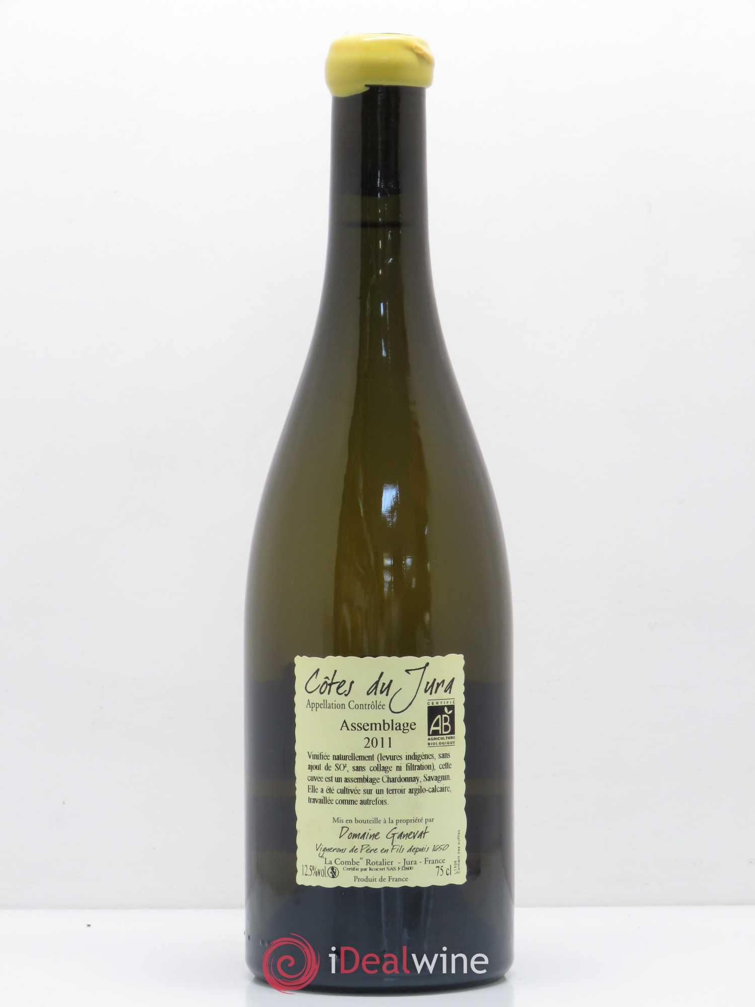 Côtes du Jura Cuvée Orégane Jean-François Ganevat (Domaine) 2011 - Lot de 1 bouteille - 1