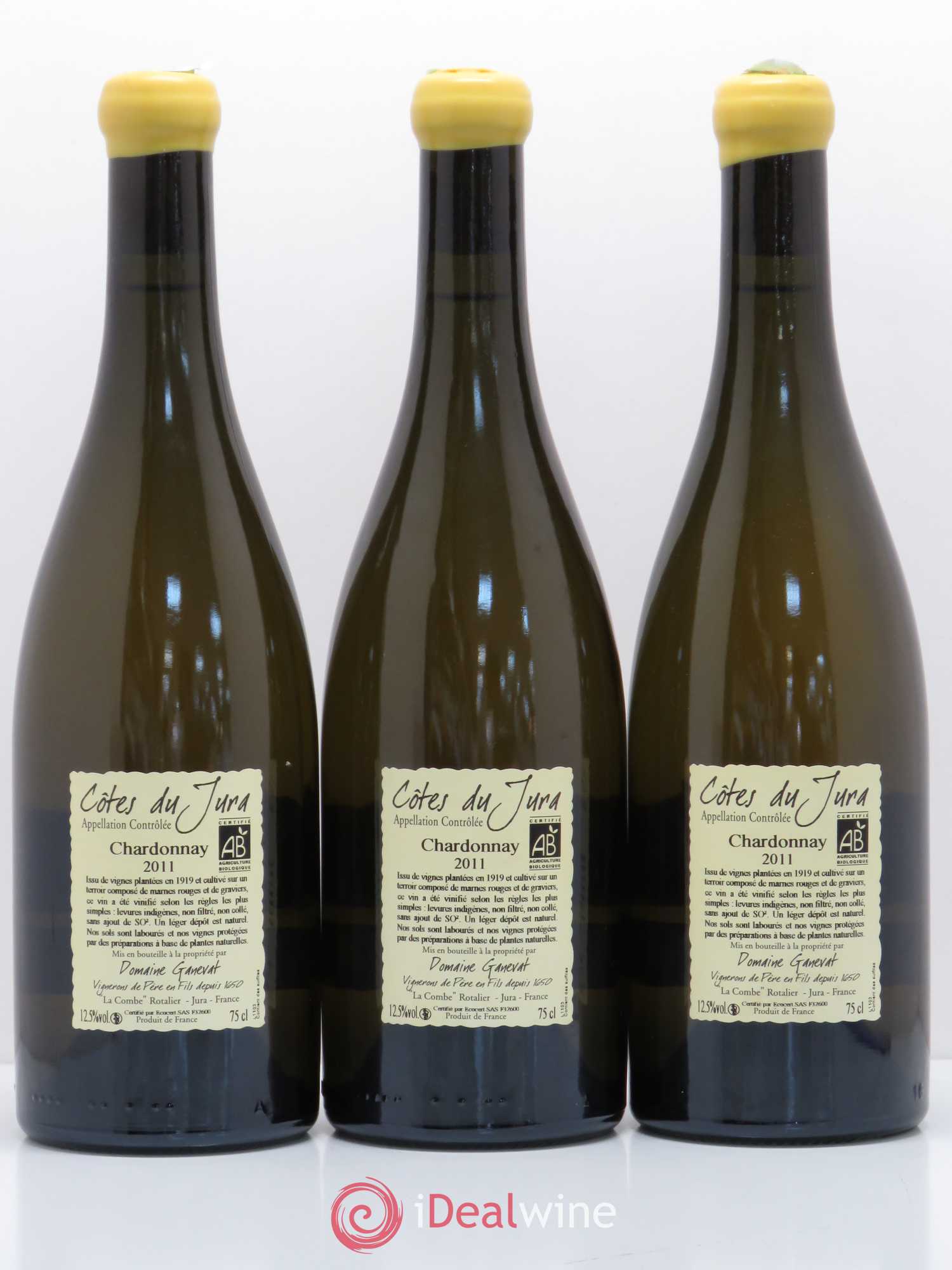 Côtes du Jura Les Grands Teppes Vieilles Vignes Jean-François Ganevat (Domaine) 2011 - Lot de 3 bouteilles - 1