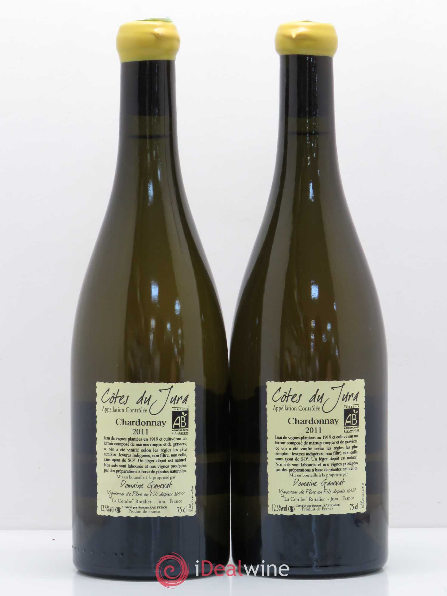 Côtes du Jura Les Grands Teppes Vieilles Vignes Jean-François Ganevat (Domaine) 2011 - Lot de 2 bouteilles - 1