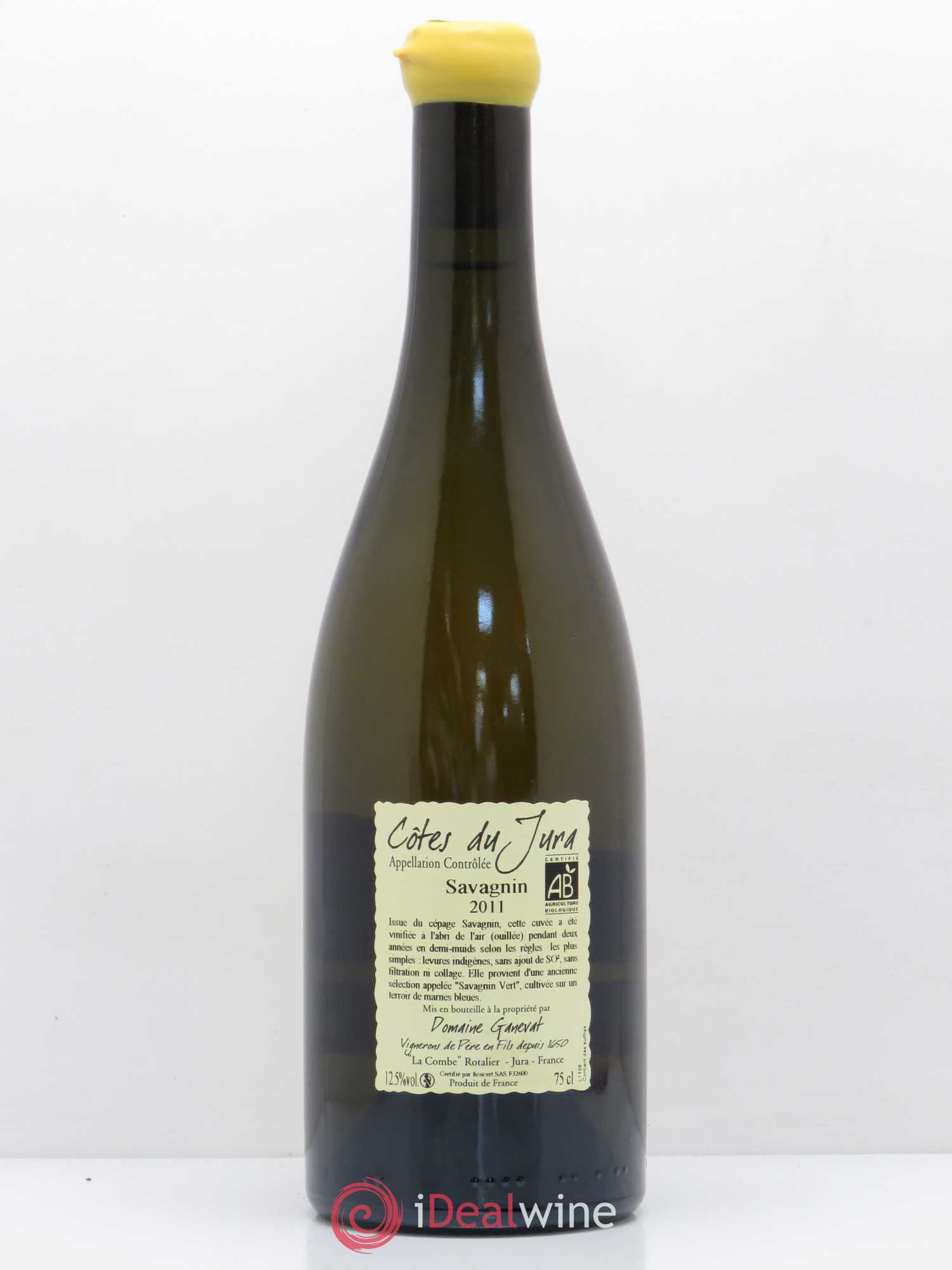 Côtes du Jura Les Chalasses Marnes Bleues Jean-François Ganevat (Domaine) 2011 - Lot de 1 bouteille - 1
