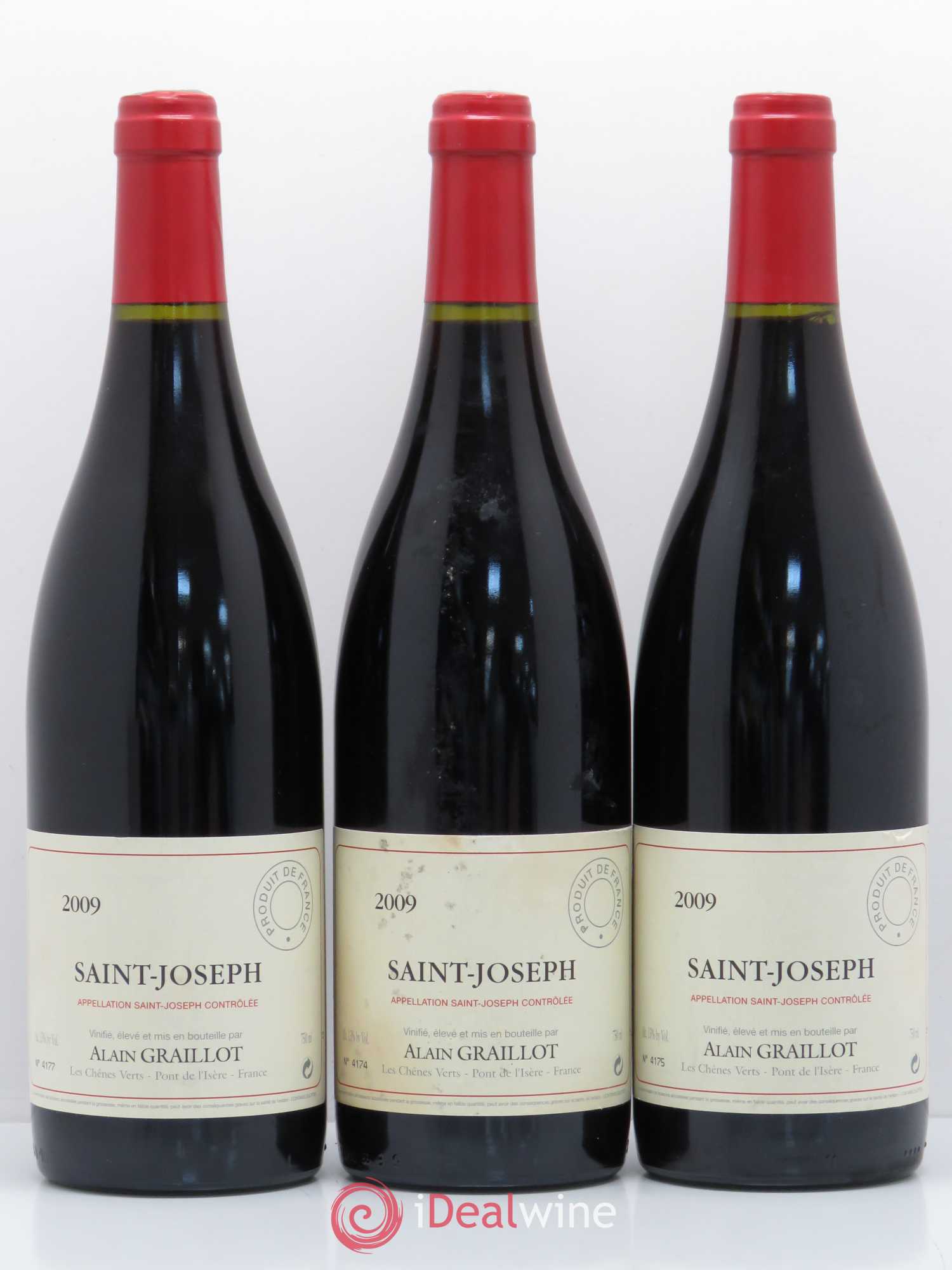 Saint-Joseph Domaine Graillot 2009 - Lot de 3 bouteilles - 0