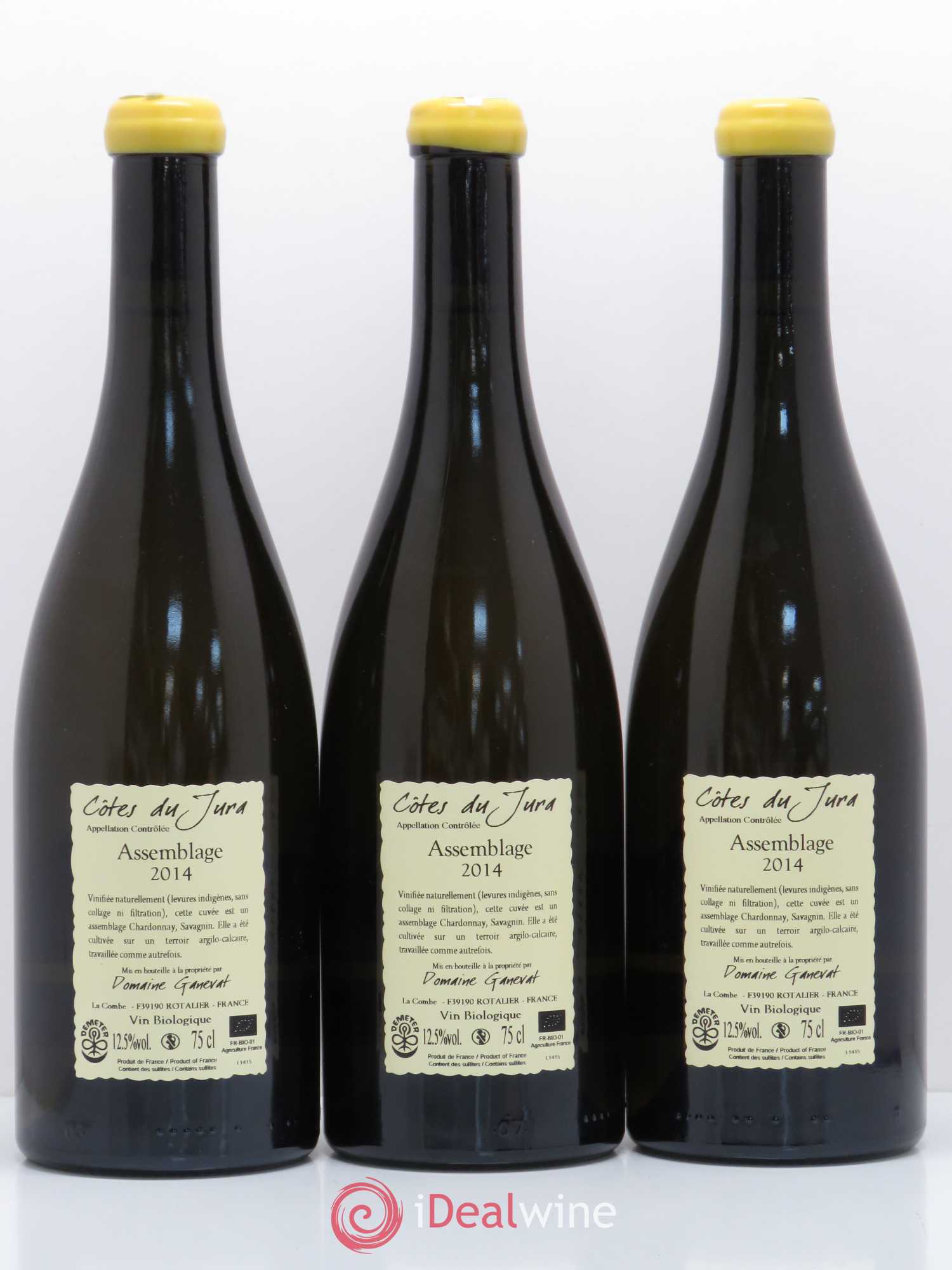 Côtes du Jura Cuvée Orégane Jean-François Ganevat (Domaine) (sans prix de réserve) 2014 - Lot de 3 bouteilles - 1