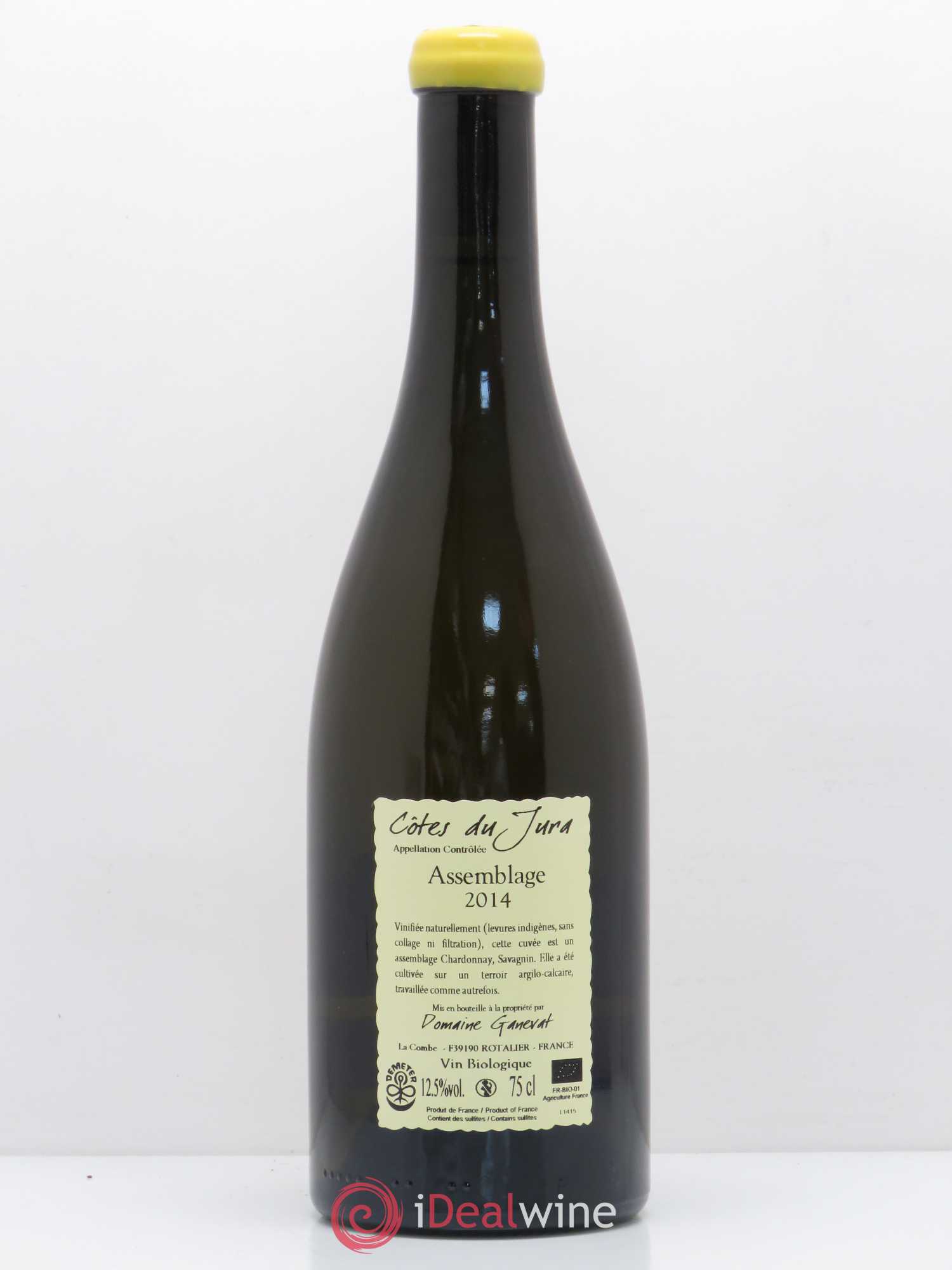 Côtes du Jura Cuvée Orégane Jean-François Ganevat (Domaine) 2014 - Lot de 1 bouteille - 1