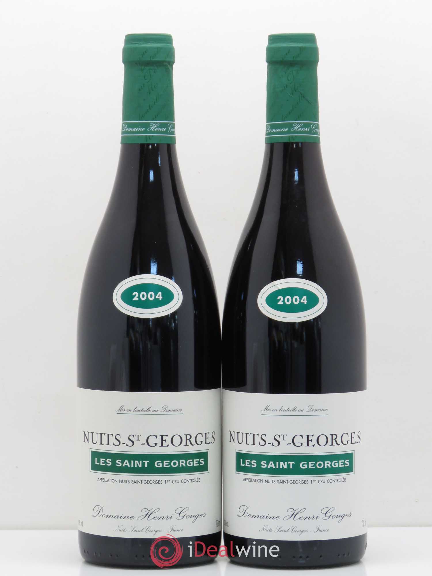 Nuits-Saint-Georges 1er Cru Les Saints Georges Henri Gouges 2004 - Posten von 2 Flaschen - 0