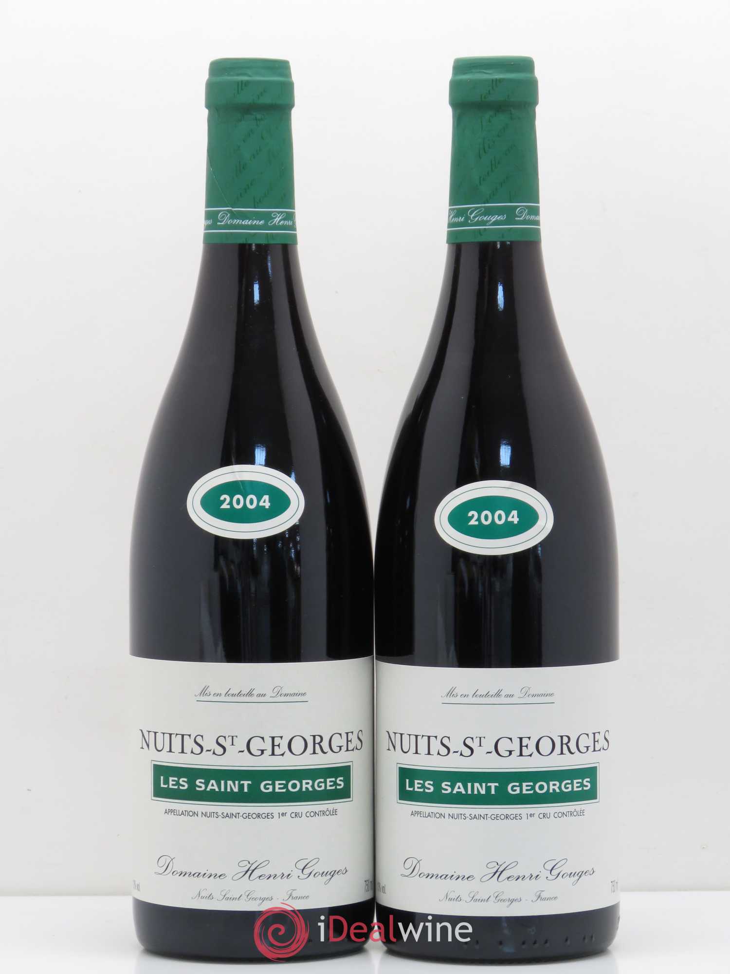 Nuits-Saint-Georges 1er Cru Les Saints Georges Henri Gouges 2004 - Posten von 2 Flaschen - 0