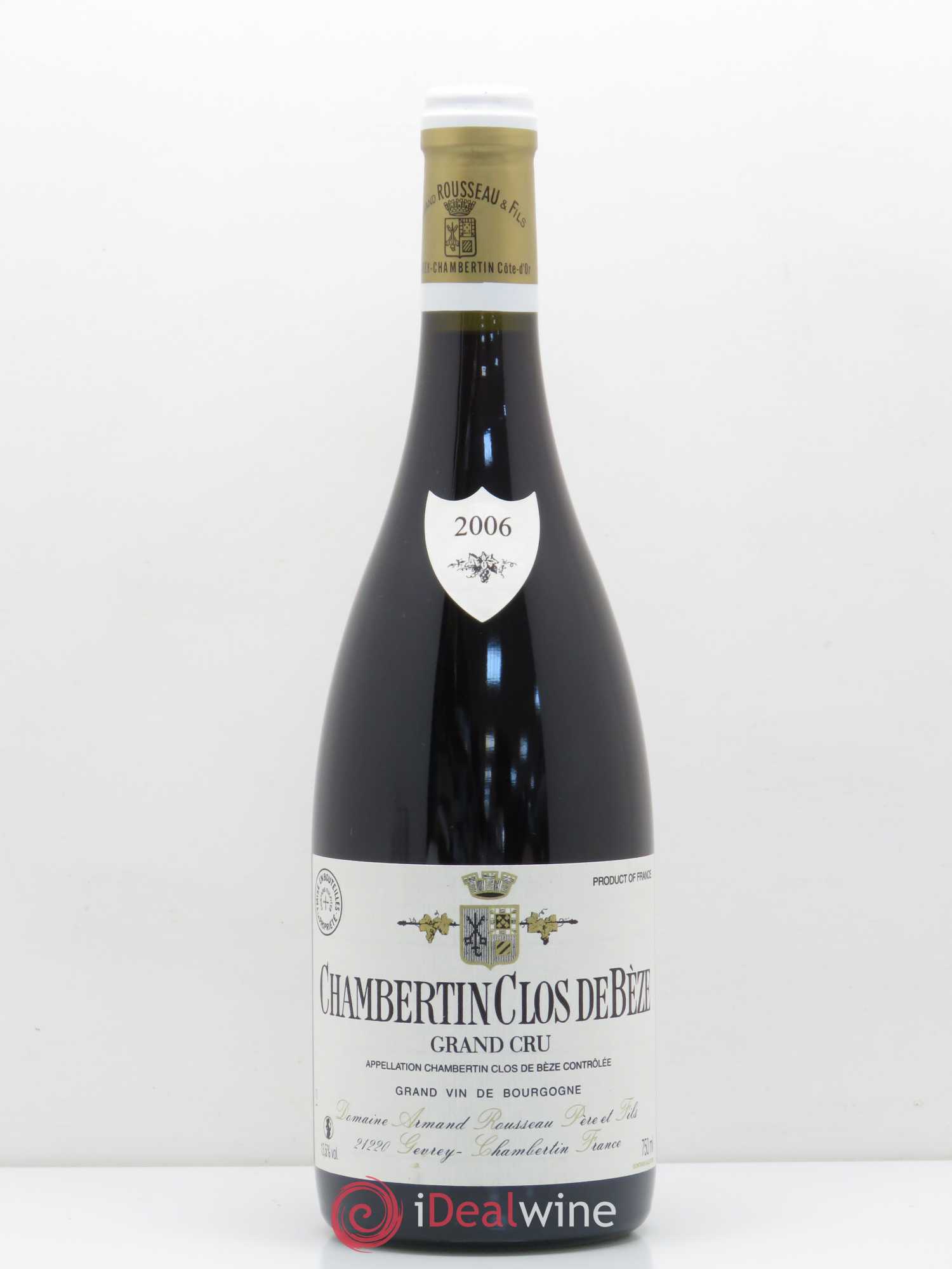 Chambertin Clos de Bèze Grand Cru Armand Rousseau (Domaine) 2006 - Lot de 1 bouteille - 0