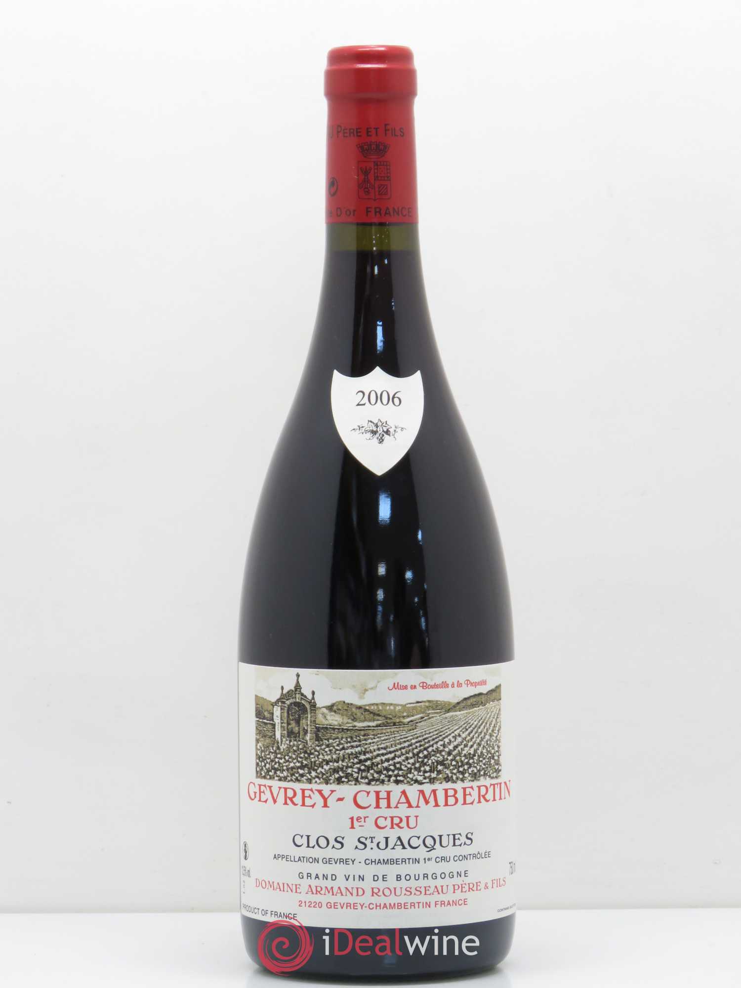 Gevrey-Chambertin 1er Cru Clos Saint-Jacques Armand Rousseau (Domaine) 2006 - Lot de 1 bouteille - 0