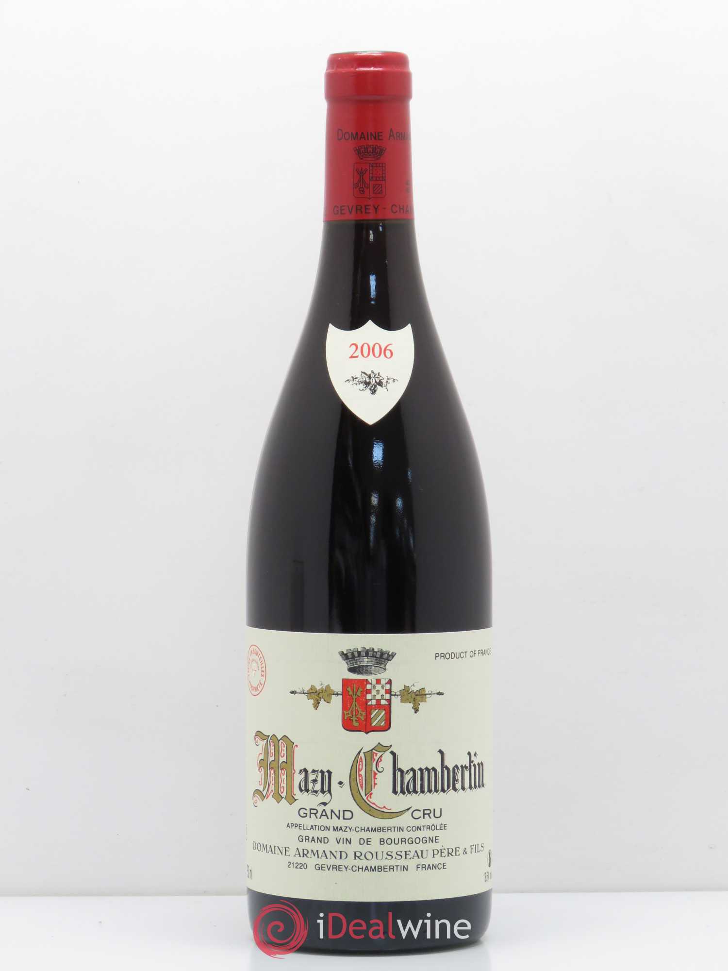 Mazis-Chambertin Grand Cru Armand Rousseau (Domaine) 2006 - Lot de 1 bouteille - 0