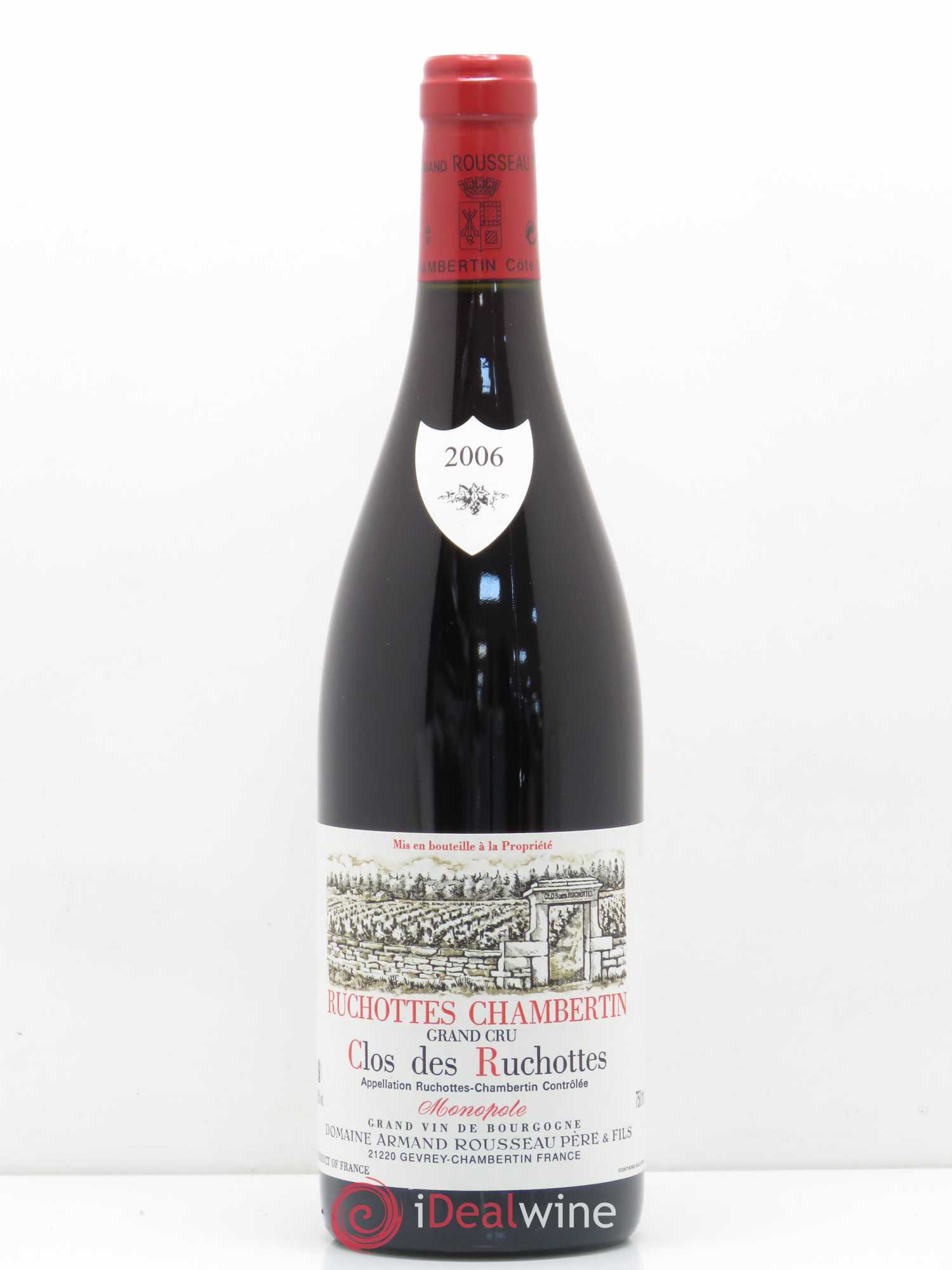 Ruchottes-Chambertin Grand Cru Clos des Ruchottes Armand Rousseau (Domaine) 2006 - Lot de 1 bouteille - 0