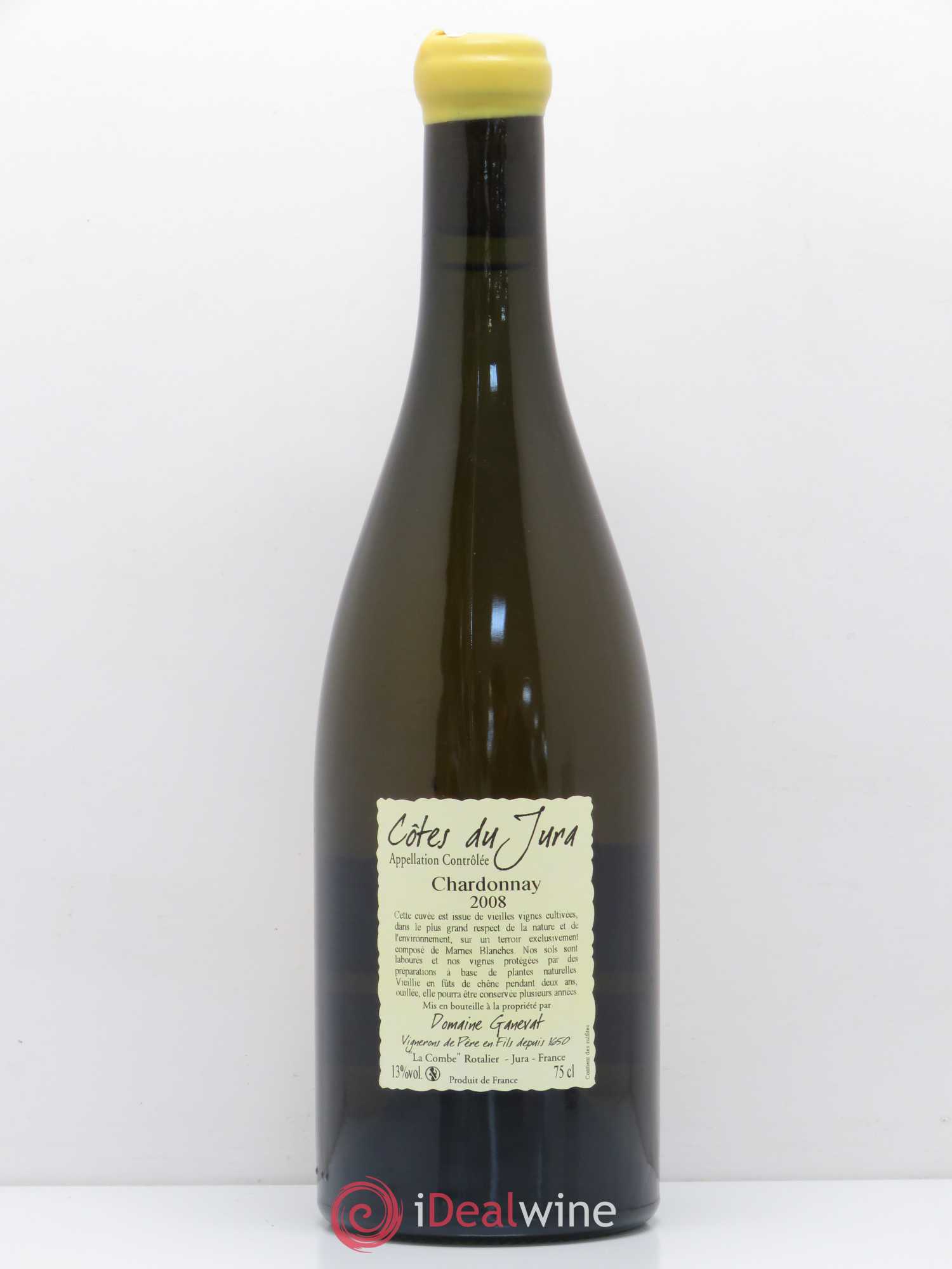 Côtes du Jura Les Grands Teppes Vieilles Vignes Jean-François Ganevat (Domaine) 2008 - Lot de 1 bouteille - 1