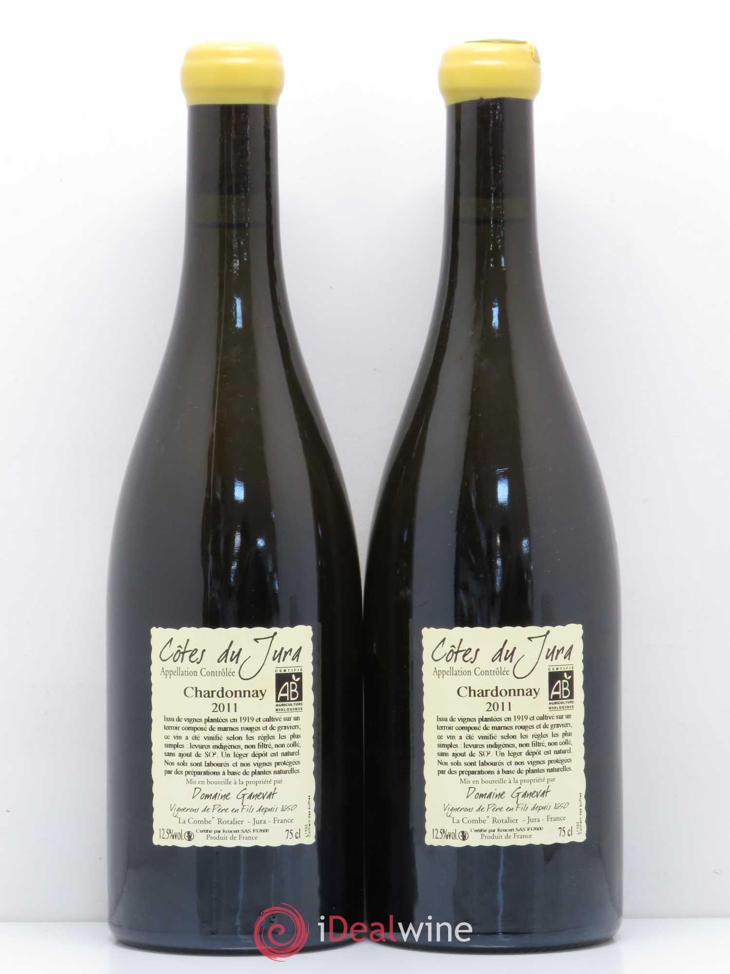 Côtes du Jura Les Grands Teppes Vieilles Vignes Jean-François Ganevat (Domaine) 2011 - Lot de 2 bouteilles - 1