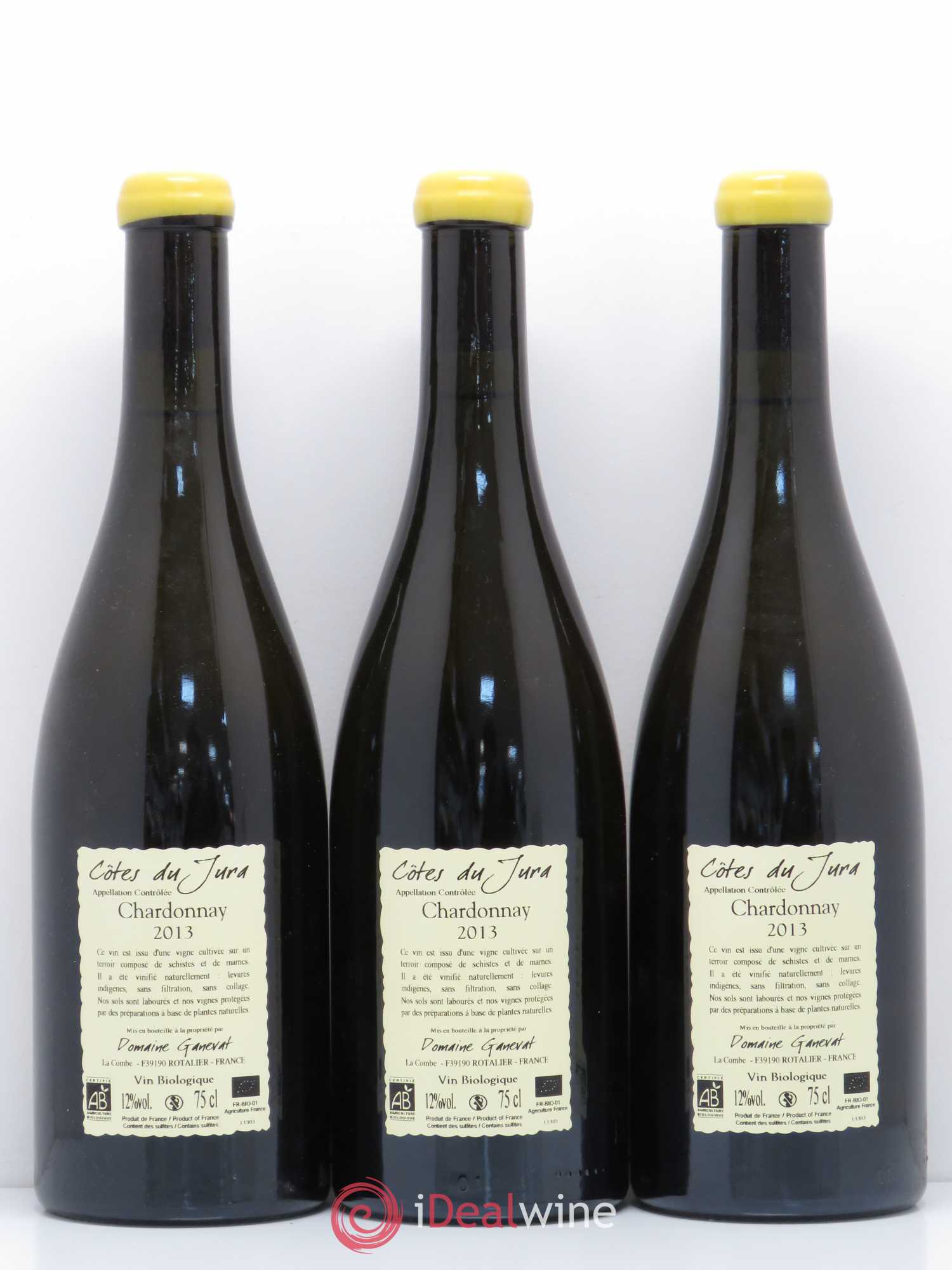 Côtes du Jura Grusse en Billat Jean-François Ganevat (Domaine) 2013 - Lot de 3 bouteilles - 1