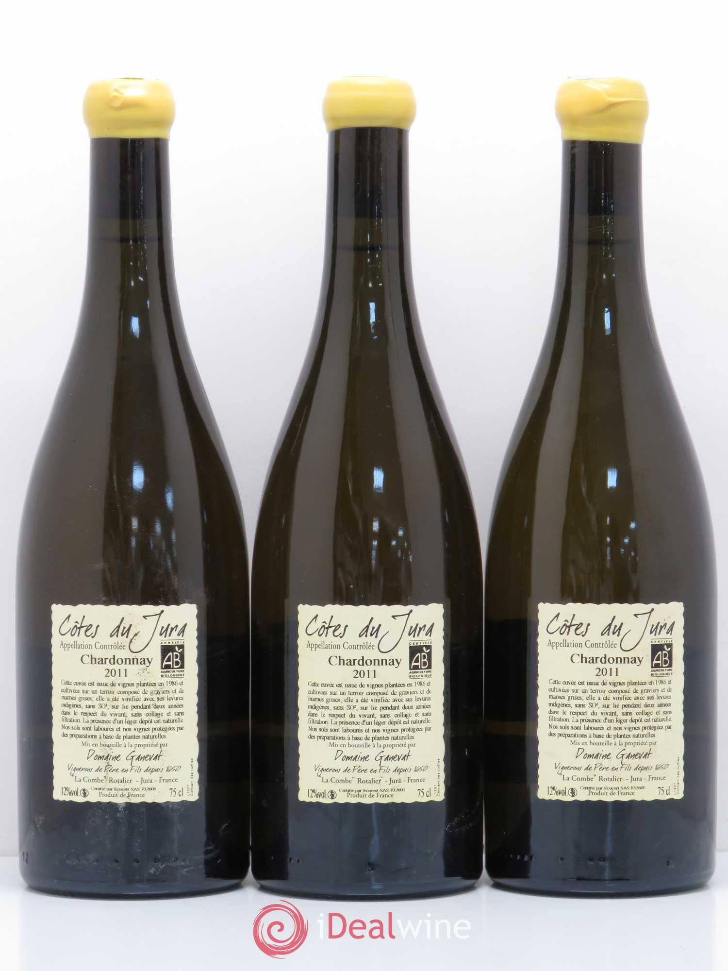 Côtes du Jura Cuvée Florine Jean-François Ganevat (Domaine) 2011 - Lot de 3 bouteilles - 1