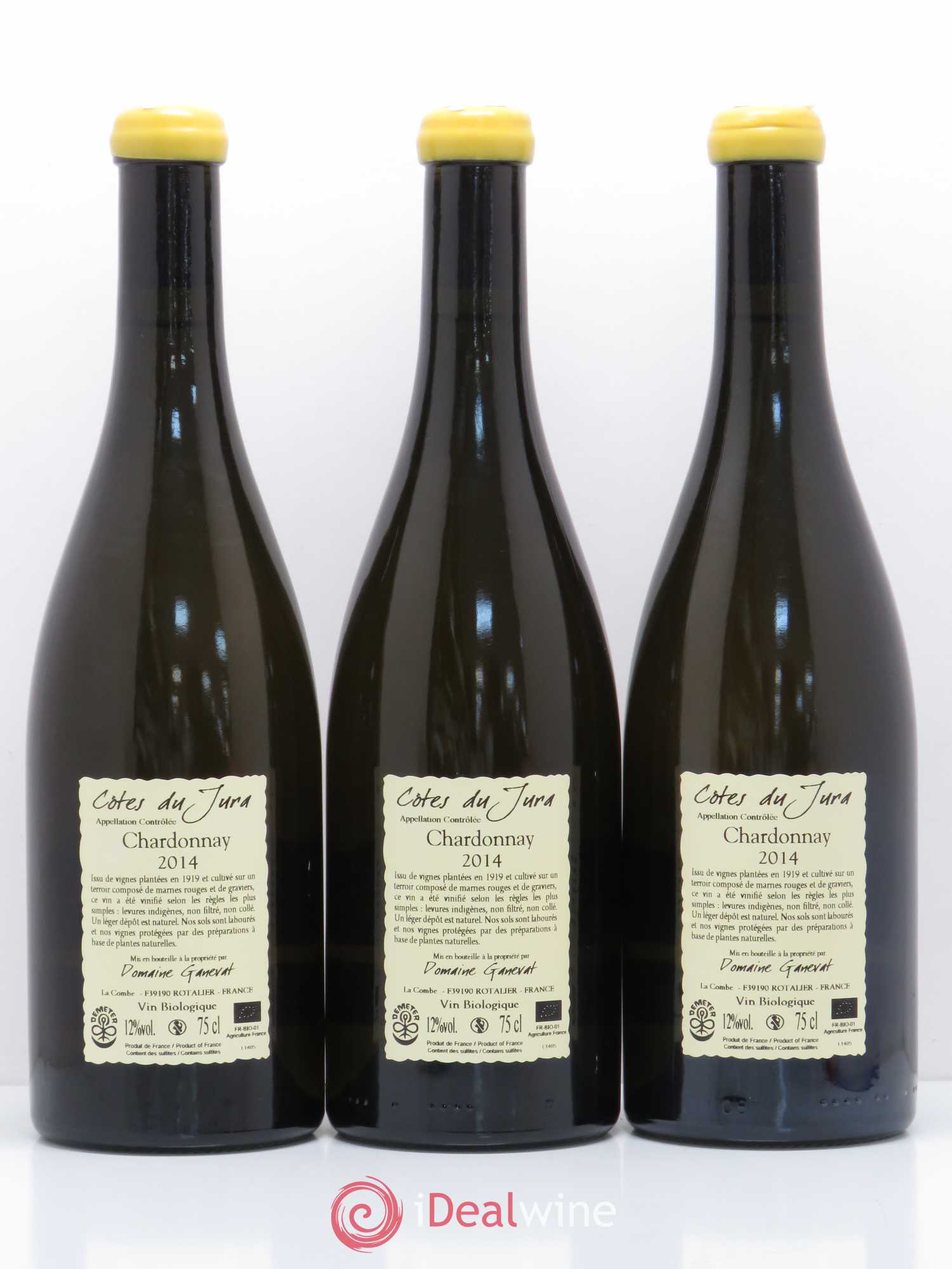 Côtes du Jura Les Grands Teppes Vieilles Vignes Jean-François Ganevat (Domaine) 2014 - Lot de 3 bouteilles - 1
