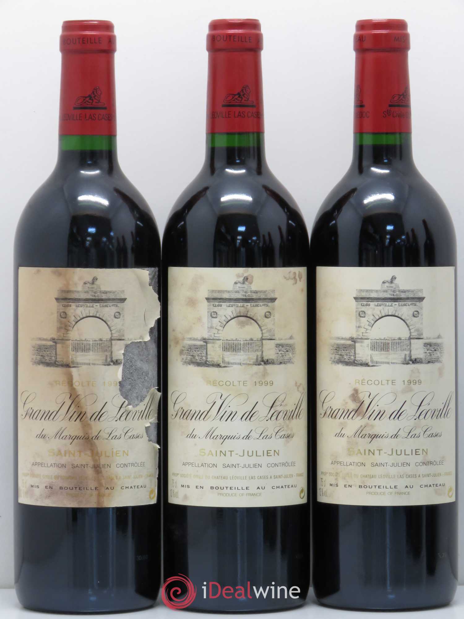 Château Léoville Las Cases 2ème Grand Cru Classé 1999 - Lot de 6 bouteilles - 1